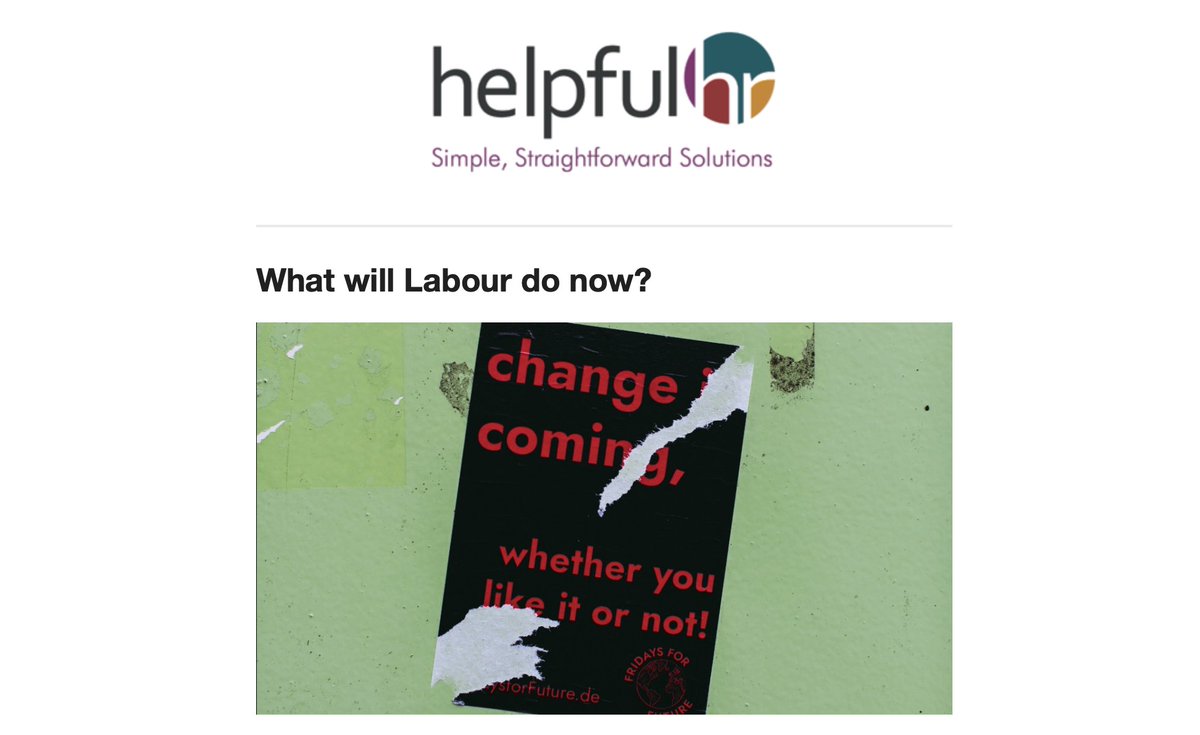 HelpfulHR's tweet photo. Following the change to a Labour #government after the #GeneralElection24, we sent a round up of the potential impact on people management to our clients. If you want to find out more, you can access this bulletin here:

https://t.co/3IRLhLFBTP https://t.co/o7l7iC9LRz
