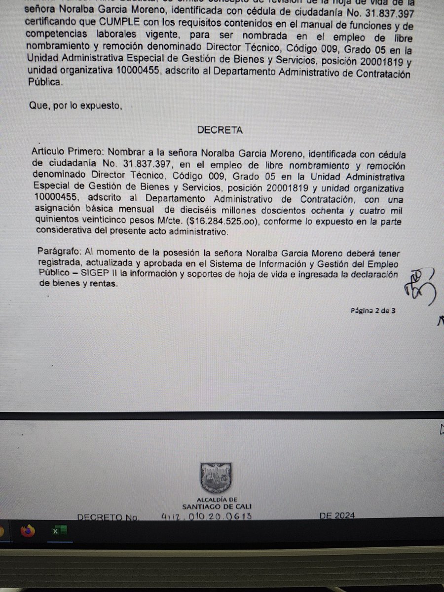 cincinatti99's tweet photo. Ya decía yo, esta señora no va soltar la teta del estado así tan fácil. @soycamilochara @ElRigoSalcedo @zalathielc @ciudadanovalle @Guillermoa67938 @DonAdolfis @soycamilochara @aliciasarmiento https://t.co/vVoXJvHJfe