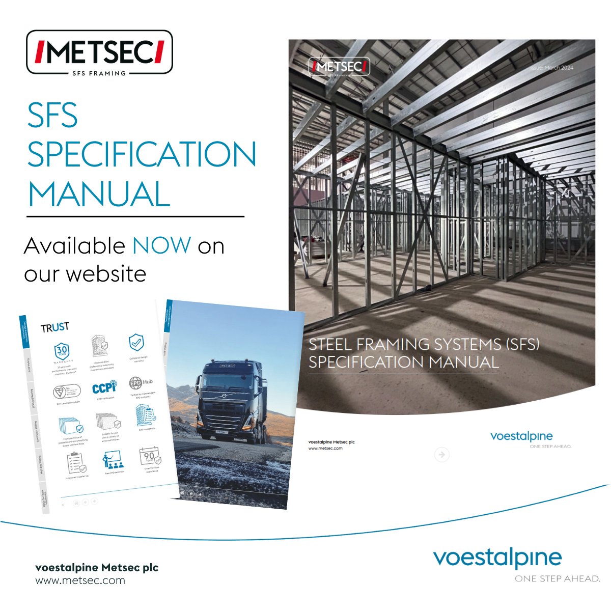 Unlock the full potential of your projects with the SFS Specification Manual! 📷

Elevate your construction projects and explore the comprehensive manual now at metsec.com/wp-content/upl…

#TrustMetsec #SFS #Specification #Innovation #Framing #Construction