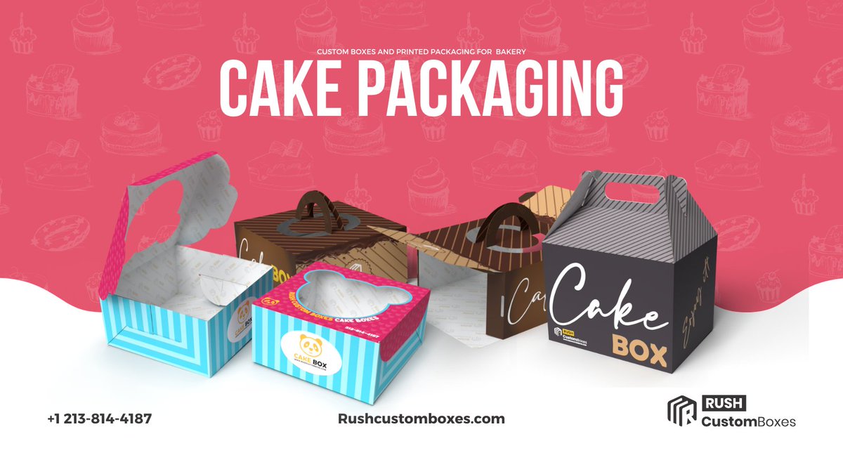 rushcustomboxes's tweet image. 🍰 Elevate your bakery with our premium Cake Boxes! 🌟 Perfect for keeping cakes fresh and beautiful. Order now at rushcustomboxes.com/consumer-indus… and add a touch of elegance to every treat! 🎂📦 #CakeBoxes #BakeryPackaging #ElegantPresentation #FreshAndDelicious