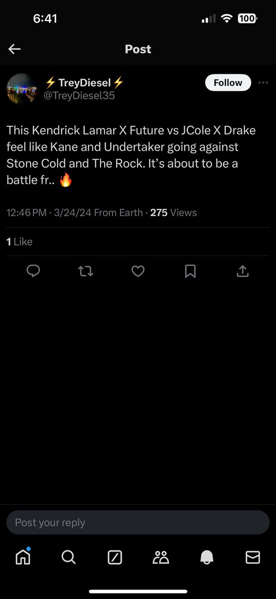 MattyPurp's tweet photo. @TreyDiesel35 @itsAntWright @tonesetter10 @BourbonInvestm2 @CaitlinClark22 @brittneygriner “This Kendrick Lamar x who cares boutta feel like UNDERTAKER AND KANE vs STONE COLD AND THE ROCK”😂😂😂😂😂😂😂😂😂😂😂 you’re a fucking loser https://t.co/Fk6eSkEUkb