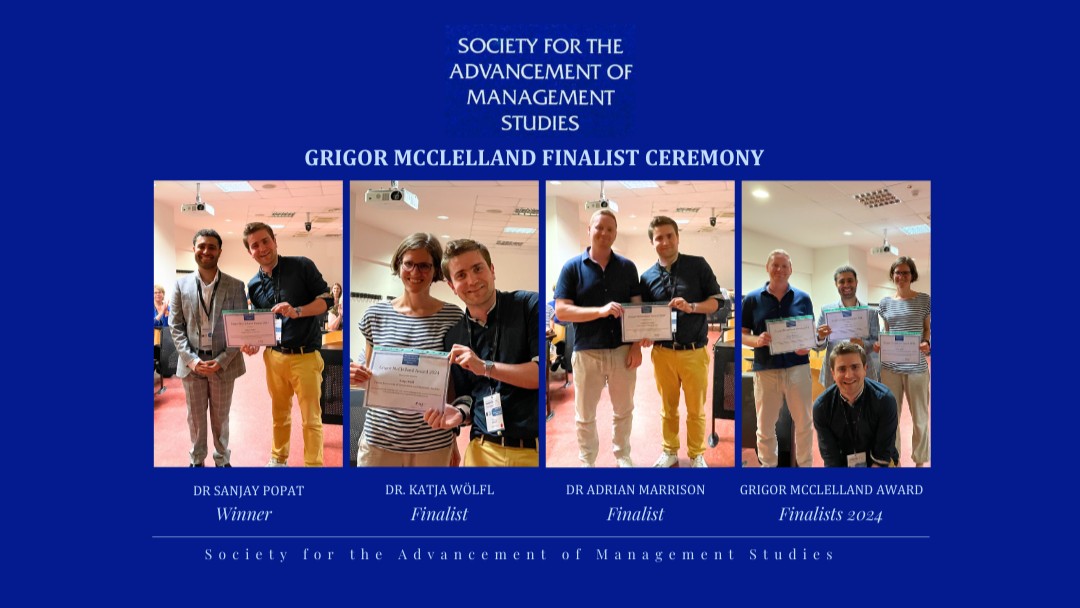 Congratulations to the finalists of the prestigious Grigor McClelland Award: Dr. Katja Wölfl and Dr. Adrian Marrison, and a special shoutout to the winner, Dr. Sanjay Popat!

More to follow!

#EGOSConference #GrigorMcClellandAward #SAMS #AcademicExcellence
