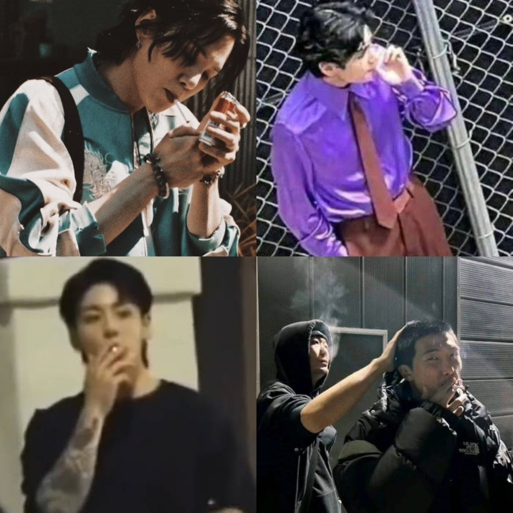 Apparently bts smoking cigarettes means they are normal people but jennie  using a vape is where they draw the line? 💀