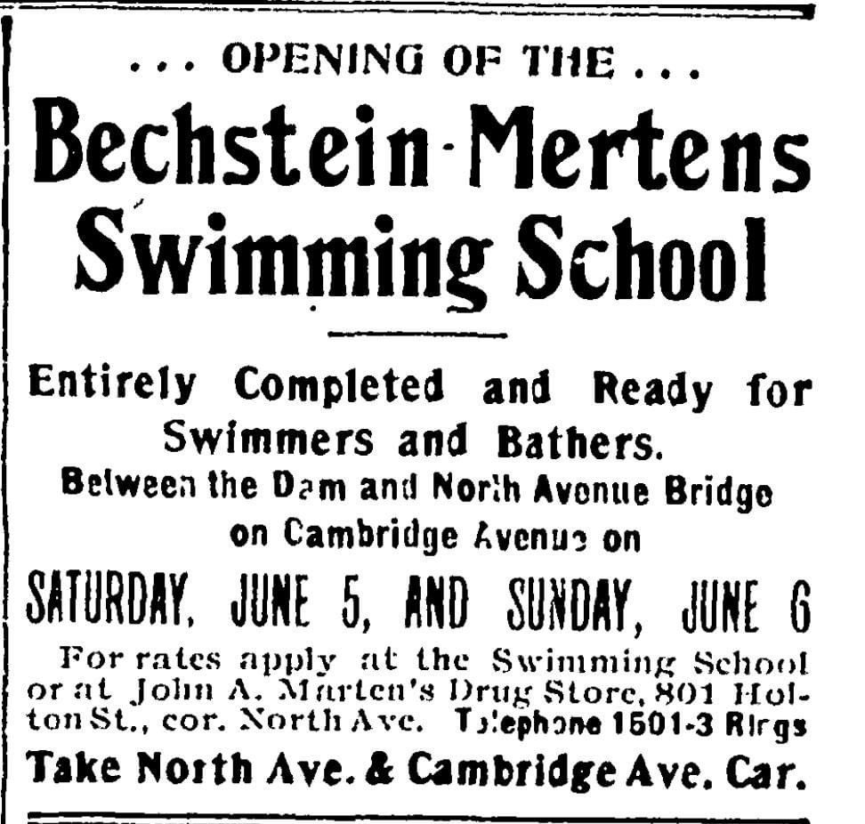 c1910 - Swimming in the Milwaukee River at Bechstein’s Swimming School near the North Avenue bridge in Milwaukee. I wonder how many of these boys went off to WWI, just a few years after this photo was taken. 

Main Photo: Sumner Matteson/MPM