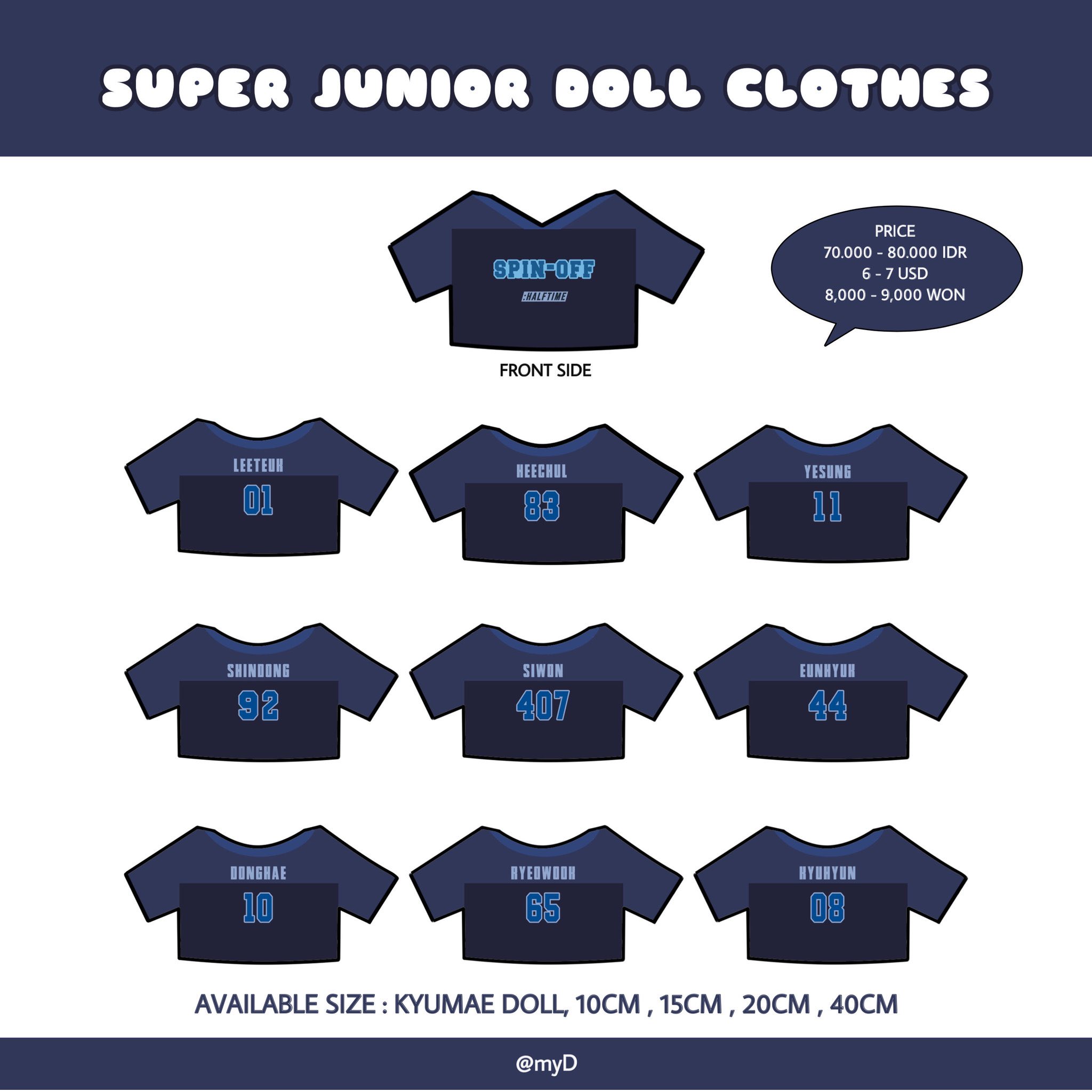 ウニョク 特典トレカ Tシャツ アクスタ キーホルダー D&E ペンミ