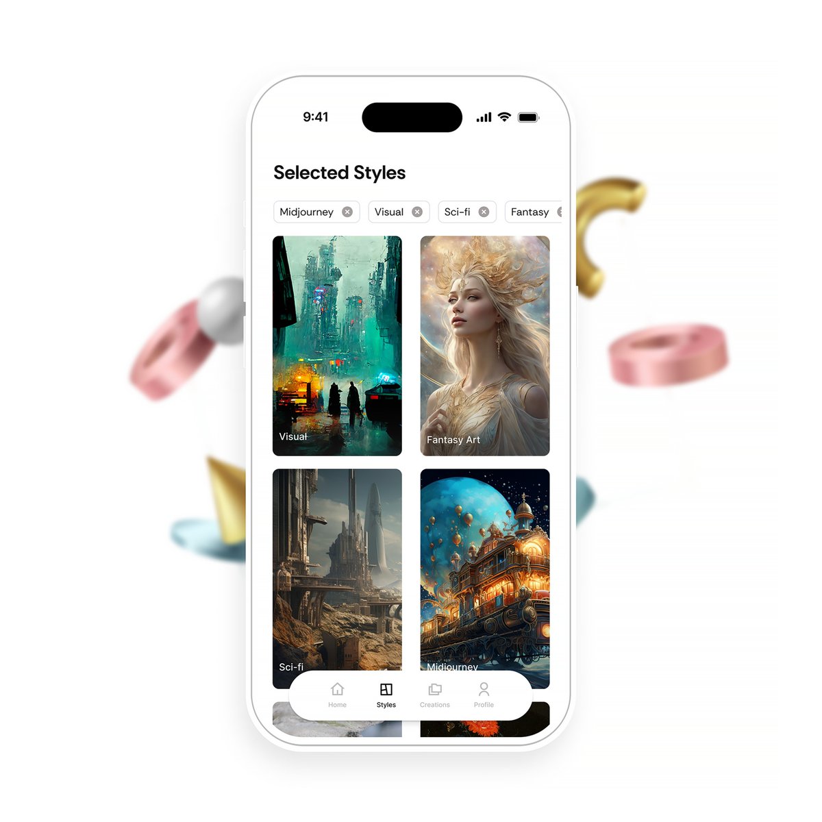 Text to Ai Style Screen