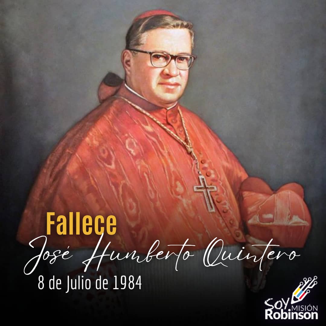 En el año de 1984 fallece José Humberto Quintero, primer Cardenal venezolano. Fue un reconocido intelectual del siglo XX, y es recordado por coronar la sagrada reliquia de la Virgen de la Consolación en 1967.

#PalabraEres 

<a href="/NicolasMaduro/">Nicolás Maduro</a>