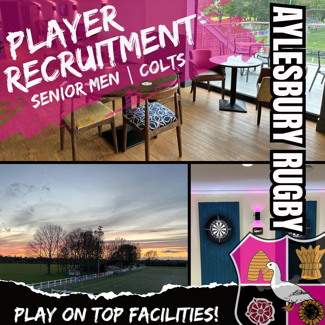 🏟️ Play on Top Facilities! 🏟️

Train in the best environment at Aylesbury Rugby Club! 🏉 Enjoy our all-weather artificial grass pitch, state-of-the-art gym, and games room with pool and darts. 

📍 Address: Aylesbury Rugby Club, Ostlers Field, Brook End, Aylesbury, HP22 5