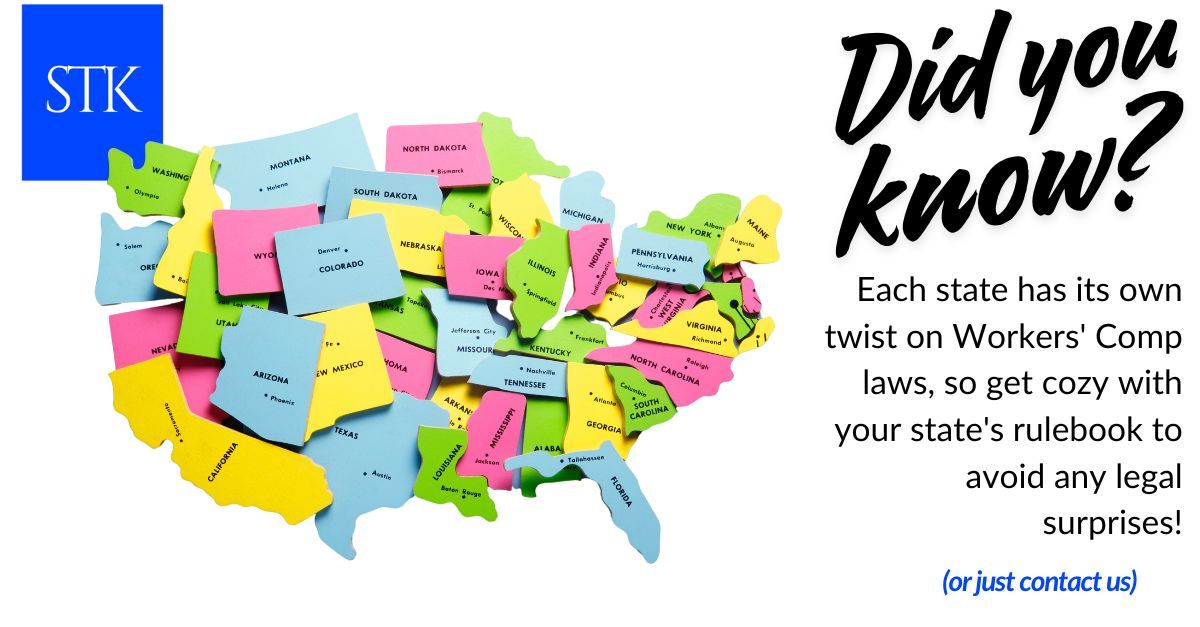 thestkgroup's tweet photo. Headache Alert! Worker's comp laws vary wildly across states!

Running a business in multiple locations? 

One wrong step in worker's comp compliance can cost you big.

PEOs (Professional Employer Organizations) can help! 

#WorkersCompensation #PEO #Compliance  #HRsolutions https://t.co/e4uodFfolr