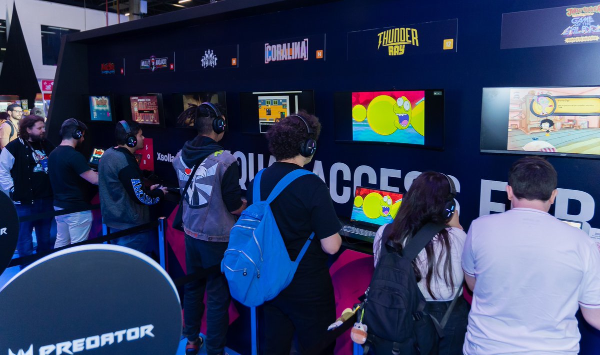 Xsolla's tweet photo. We had an amazing time in Brazil at @gamescomlatam 2024! It's always great to connect with so many passionate gamers and professionals of the #gamingindustry. We'll see you next time! https://t.co/QxqBIoaGBA https://t.co/9twdTiM7fQ