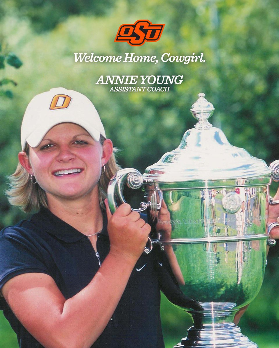 𝗪𝗲𝗹𝗰𝗼𝗺𝗲 𝗛𝗼𝗺𝗲 🤠

We are excited to announce that we have added Annie Young to our staff as an assistant coach!

📰: okla.st/3zH5kmk | #GolfSchool