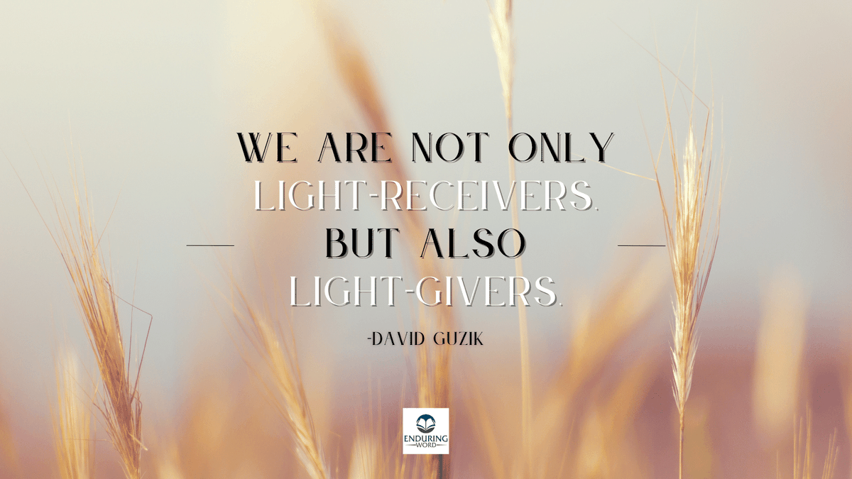 davidguzik's tweet photo. Give freely what has been given to you!
If you have received Jesus's Light then we should also give His Light. More Commentary on the Bible, verse by verse through every book:
https://t.co/iR8Yuq9rG9
#EduringWord #GiveFreely #ReceivedLight #JesusLight #BibleCommentary https://t.co/qnQslmTLmh