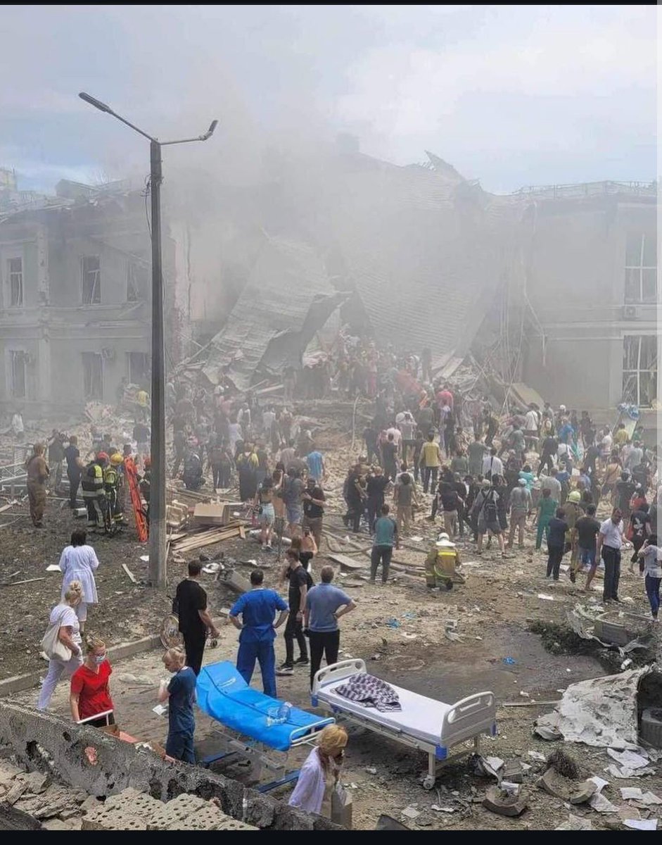 ZLevkovskij's tweet photo. @jordanfogel Russian terrorists hit one of the most famous maternity and hospitals in Kyiv called ,,Ohmatdyt,,Children under the rubble.numbers for help
TRC-20-TKLFnbJxBKmndPNW9jRYtseCMpR4bB2KWp
PayPal-levkovskijzena@gmail.com https://t.co/kEMGqJl6x2