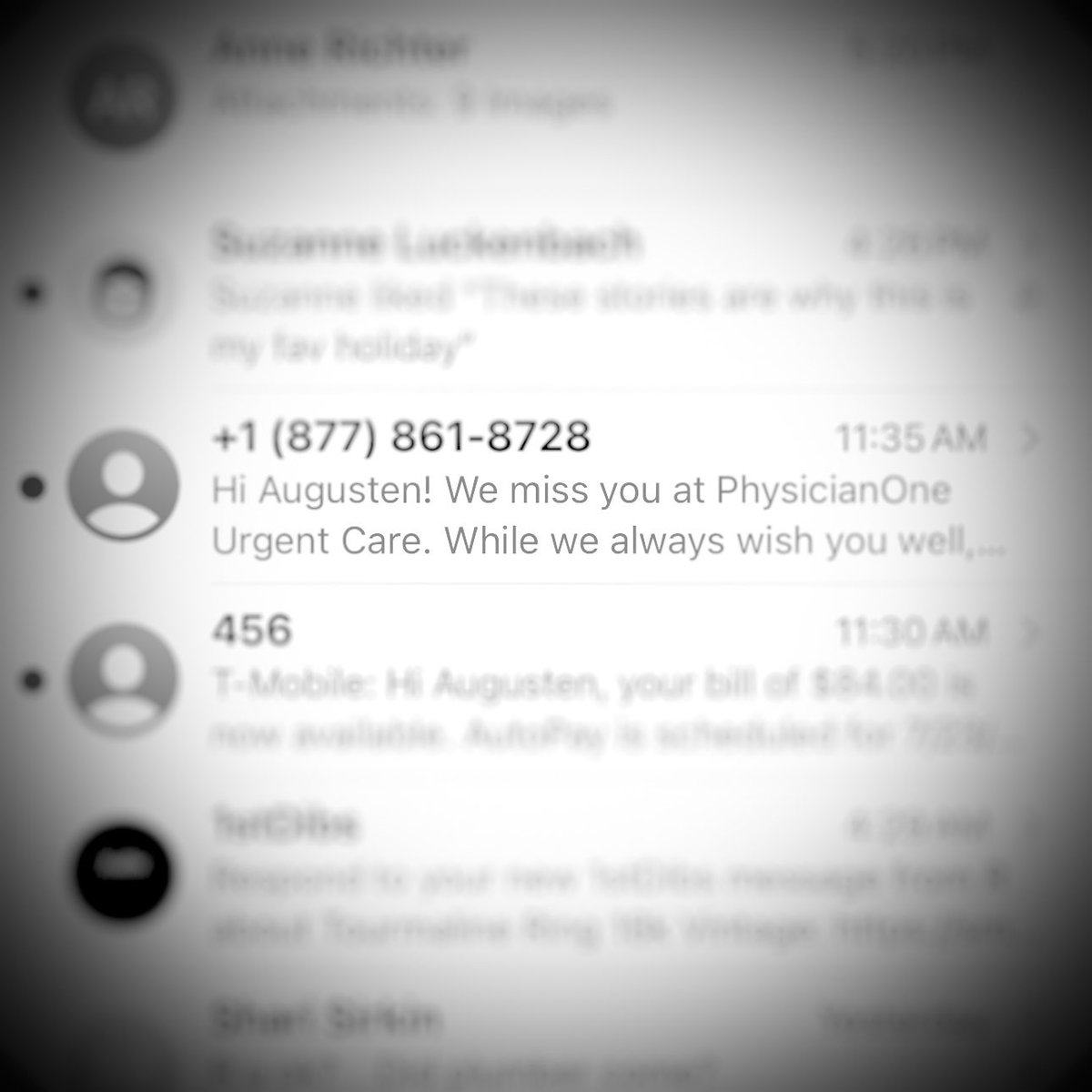"We hope you fall off a ladder" would be a better marketing outreach message from ⁦<a href="/PhysicianOne_UC/">PhysicianOne_UC</a>⁩ b/c at least it wouldnt be "we miss you" insincere. "While we always wish you well," comma reads as "however" so well-wishes are conditional. hilariously inept marketing