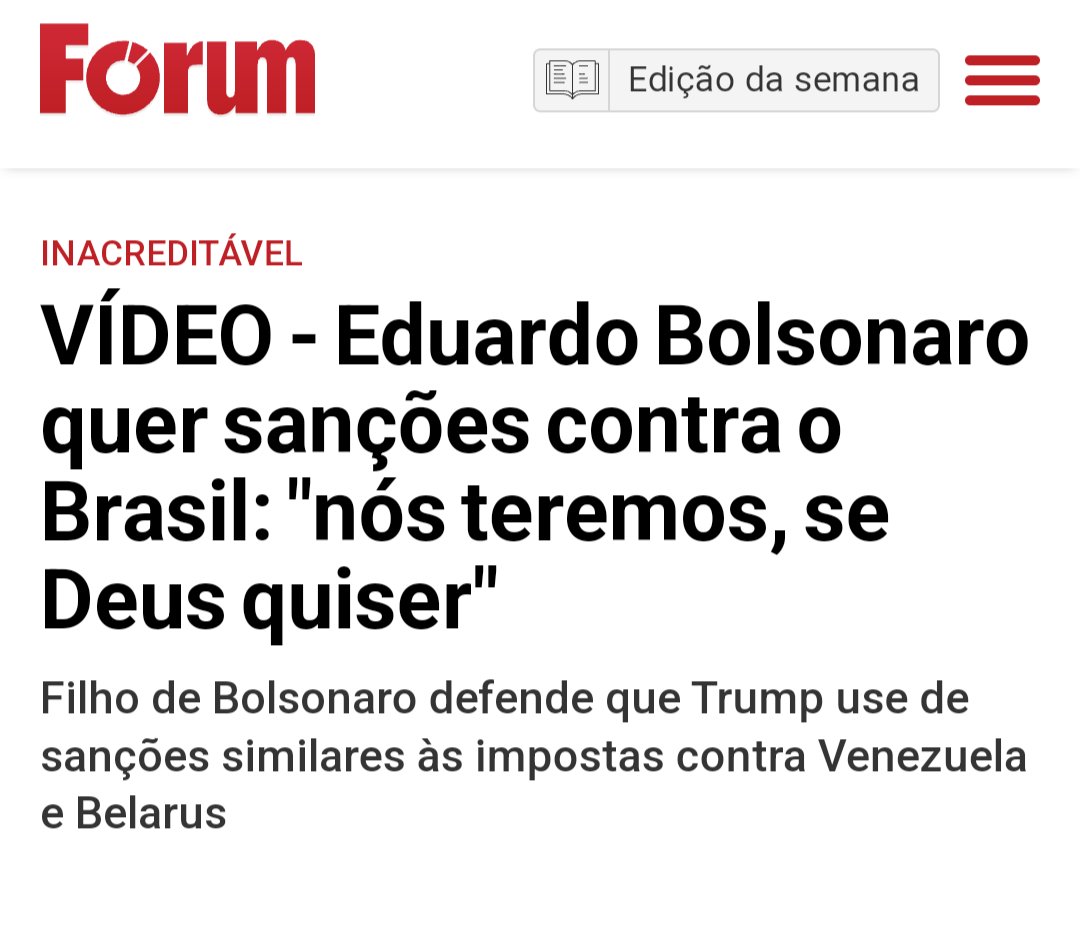 Belzebu___666's tweet photo. Entreguista

Deputado eleito pedindo sanções para o próprio país, se isso não é crime, eu não sei mais o que é. https://t.co/Ash6urVBV7