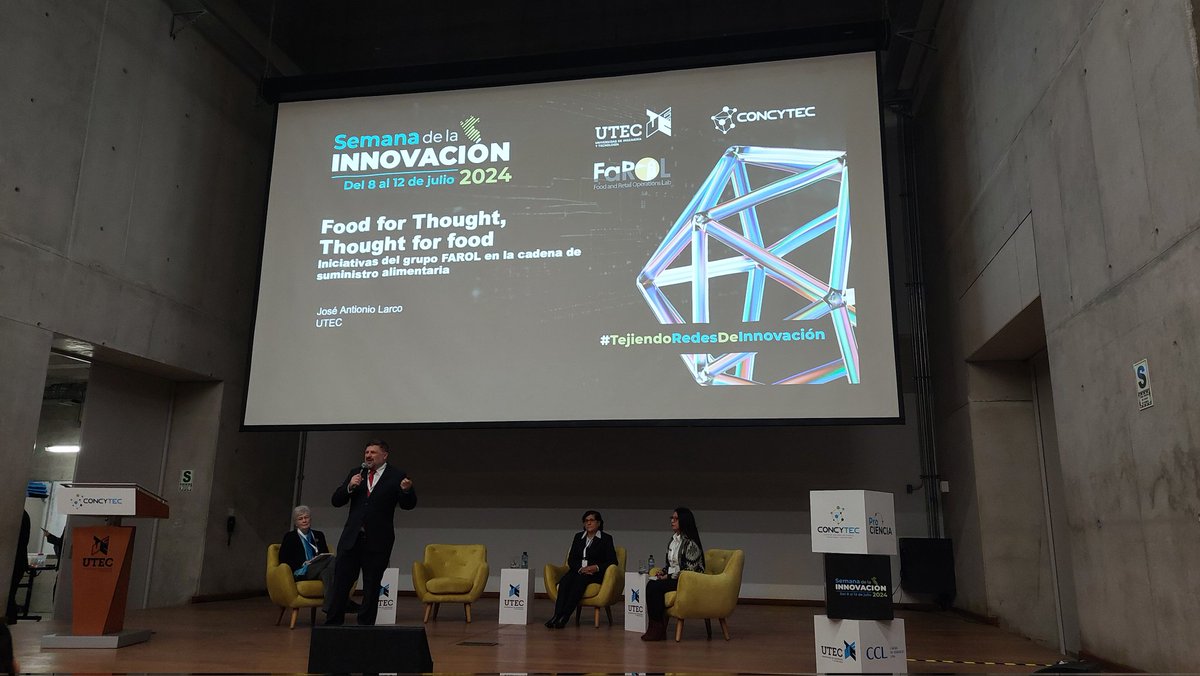 claudia_cy's tweet photo. #SemanaDeLaInnovacion 2024 inicio del primer panel sobre seguridad alimentaria https://t.co/vOPBBdNSEJ