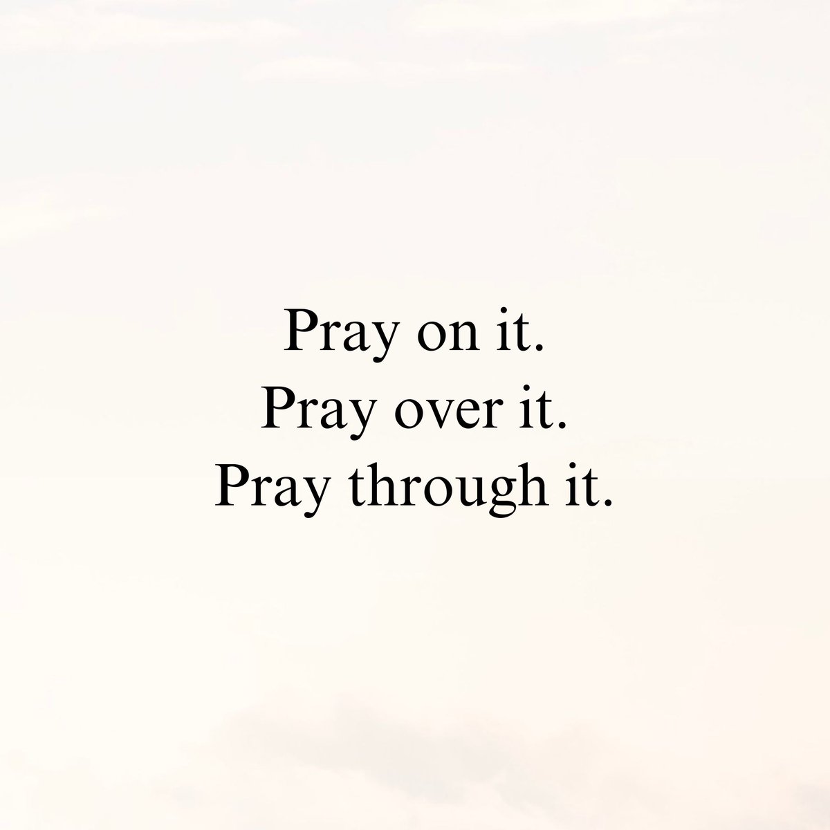 Pray