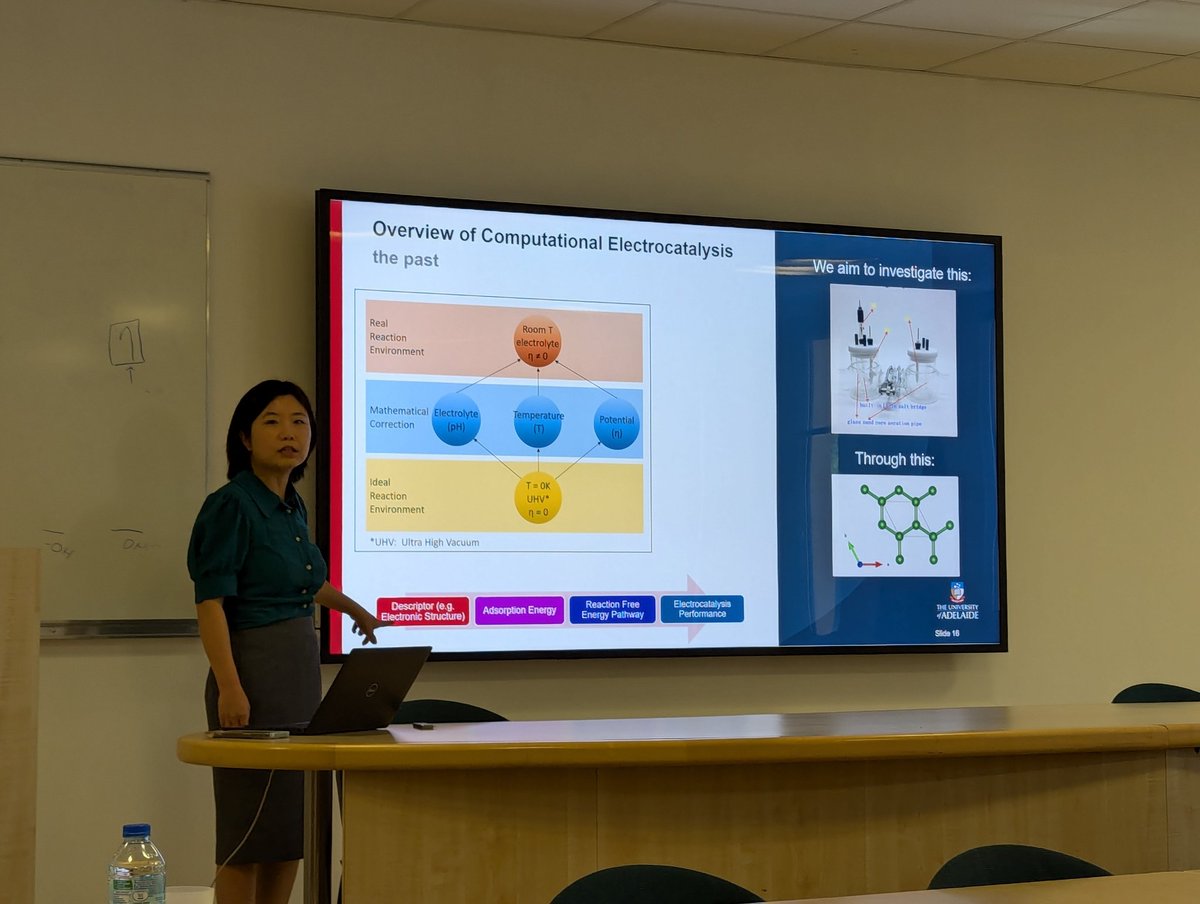 Voiry Group 🇺🇦 (@voirygroup) on Twitter photo "Molecular modelling of electrocatalyst materials for clean energy conversion" by Prof. Yan Jiao from <a href="/UniofAdelaide/">Uni of Adelaide</a> Fantastic talk and discussion! Special thanks to <a href="/CNRSchimie/">CNRS Chimie</a> for the the Adelaide-CNRS mobility grant... "Molecular modelling of electrocatalyst materials for clean energy conversion" by Prof. Yan Jiao from <a href="/UniofAdelaide/">Uni of Adelaide</a> Fantastic talk and discussion! Special thanks to <a href="/CNRSchimie/">CNRS Chimie</a> for the the Adelaide-CNRS mobility grant...