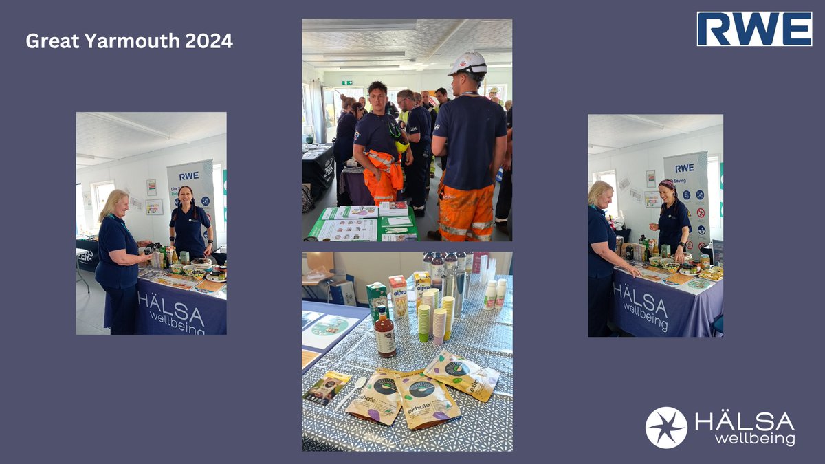Thank you to <a href="/RWE_UK/">RWE UK</a>  Generation at Great Yarmouth for asking us back to support with their annual Health, Safety and Wellbeing Event.