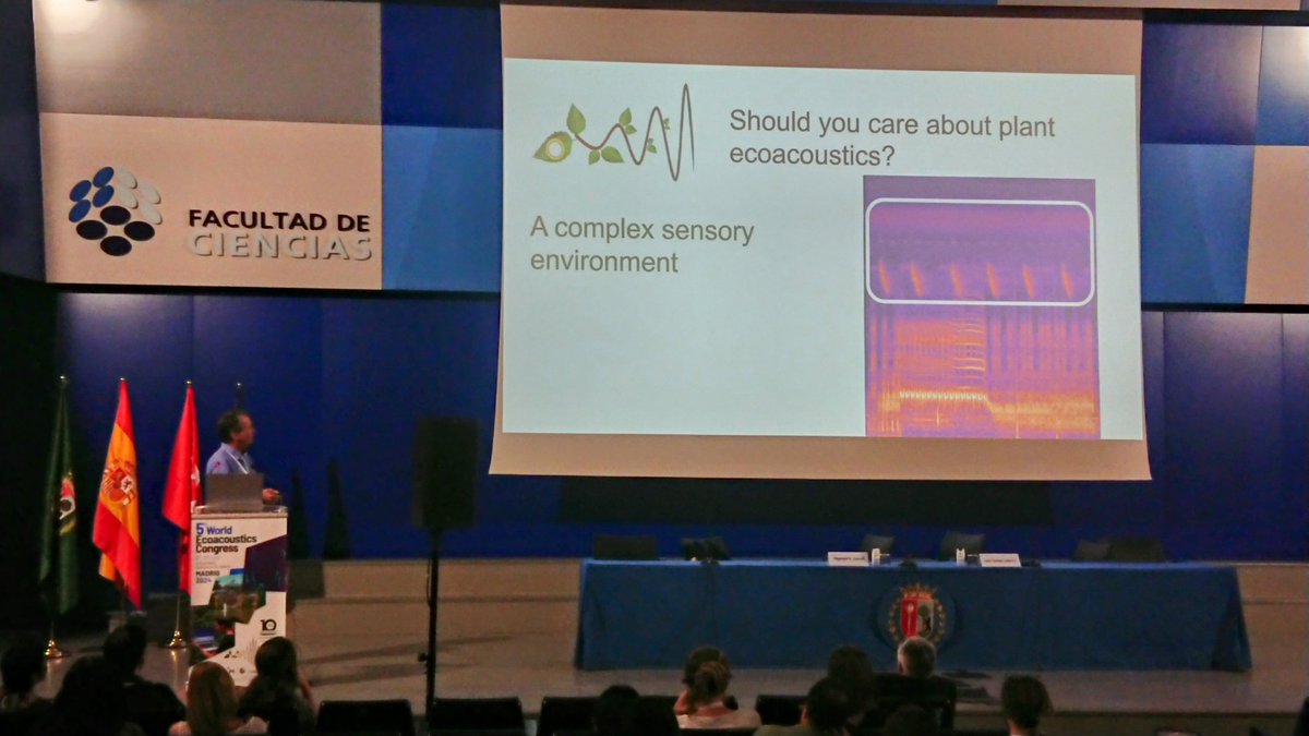 Simon Linke 🎤🐠 (@docslinky) on Twitter photo Rex Cocroft cares about plant ecoacoustics at <a href="/ecoacoustics24/">5th World Ecoacoustics Congress - Madrid 2024</a> Rex Cocroft cares about plant ecoacoustics at <a href="/ecoacoustics24/">5th World Ecoacoustics Congress - Madrid 2024</a>