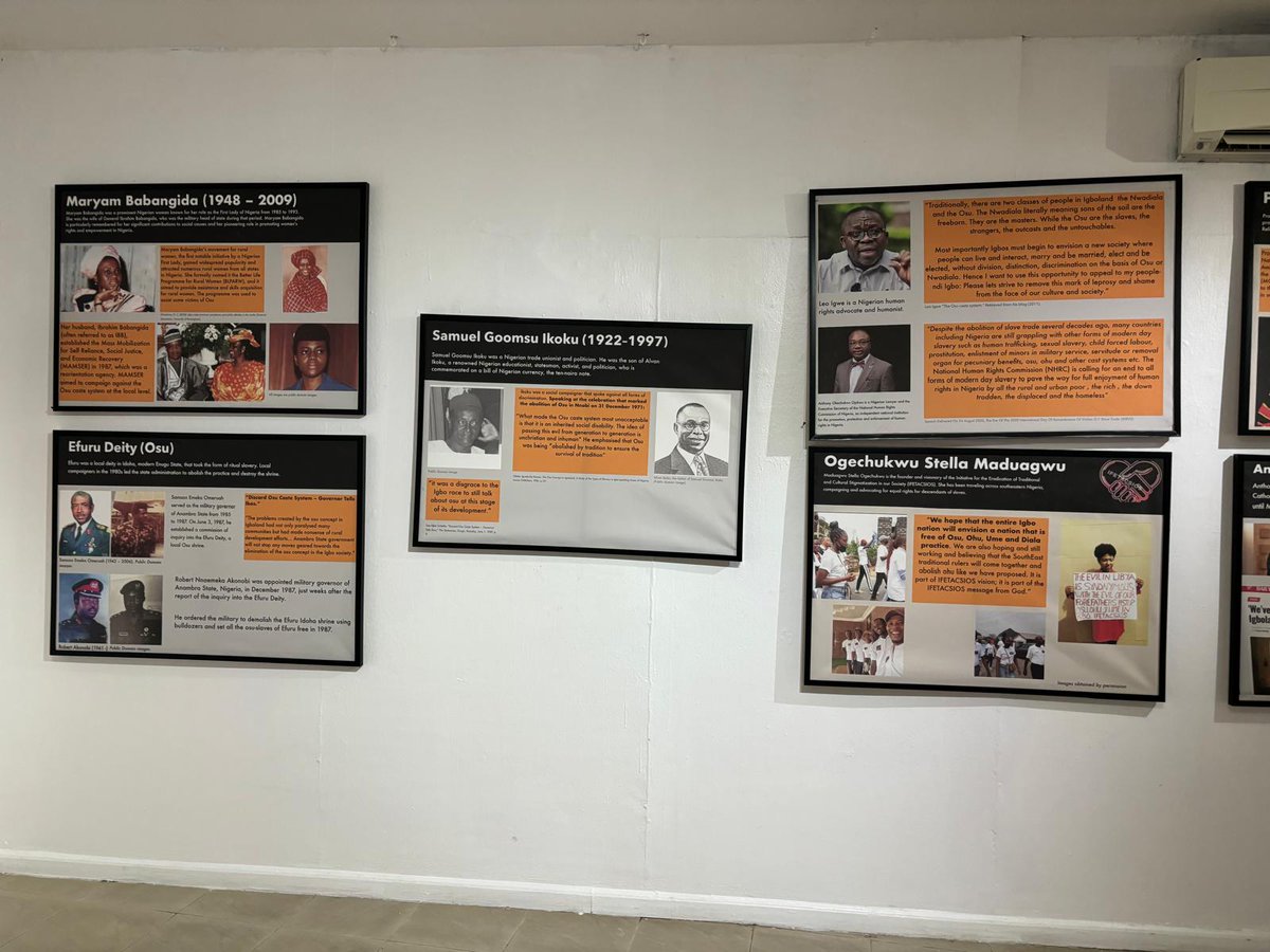 UCLHistory's tweet photo. Our Research Fellow, Michael Odijie, is in Lagos finishing the set up for the AFRAB Project's exhibition "Nigerian Voices Against Slavery" that is opening at the National Museum, Lagos State, today! 🇳🇬

Find out more: https://t.co/9JogSlvvTn https://t.co/zYBLXekJqD
