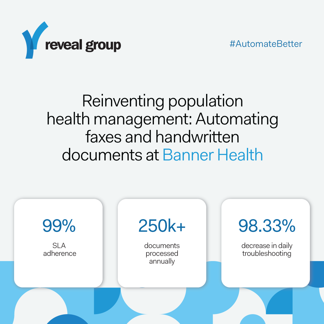 GroupReveal's tweet photo. What happens when you combine SS&amp;C Blue Prism, ABBYY, and C TWO?

You enable #healthcare staff to focus on what's important - patient care 🏥

Read our case study to learn more:
https://t.co/1v75quLKrZ https://t.co/LagdXdsJ6f