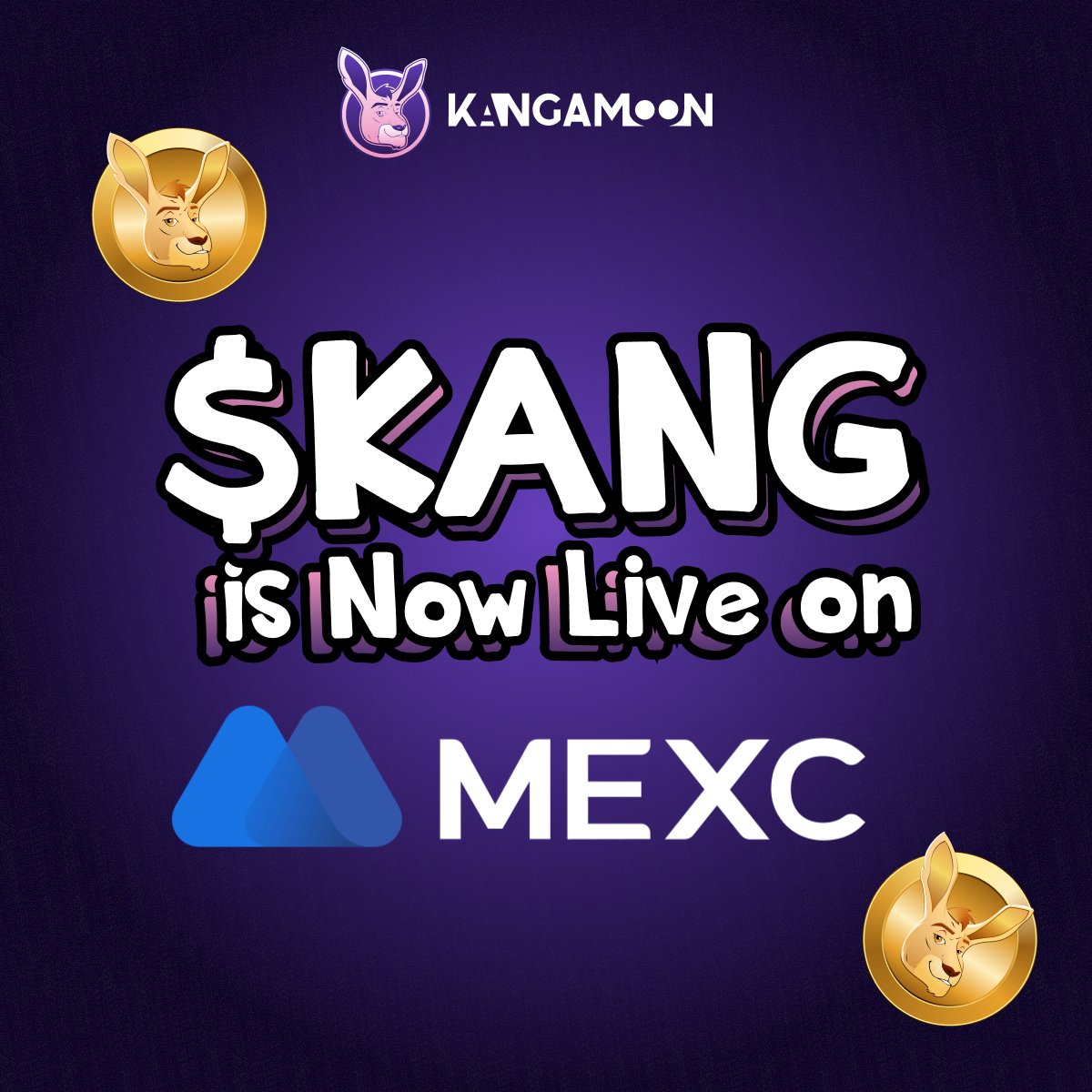 🚀 We're Live on MEXC! 🚀

$KANG is now available for trading on <a href="/MEXC_Official/">MEXC</a>! 🎉

Join the action now and trade $KANG! 

➡️ Trade Now: mexc.com/exchange/KANG_…