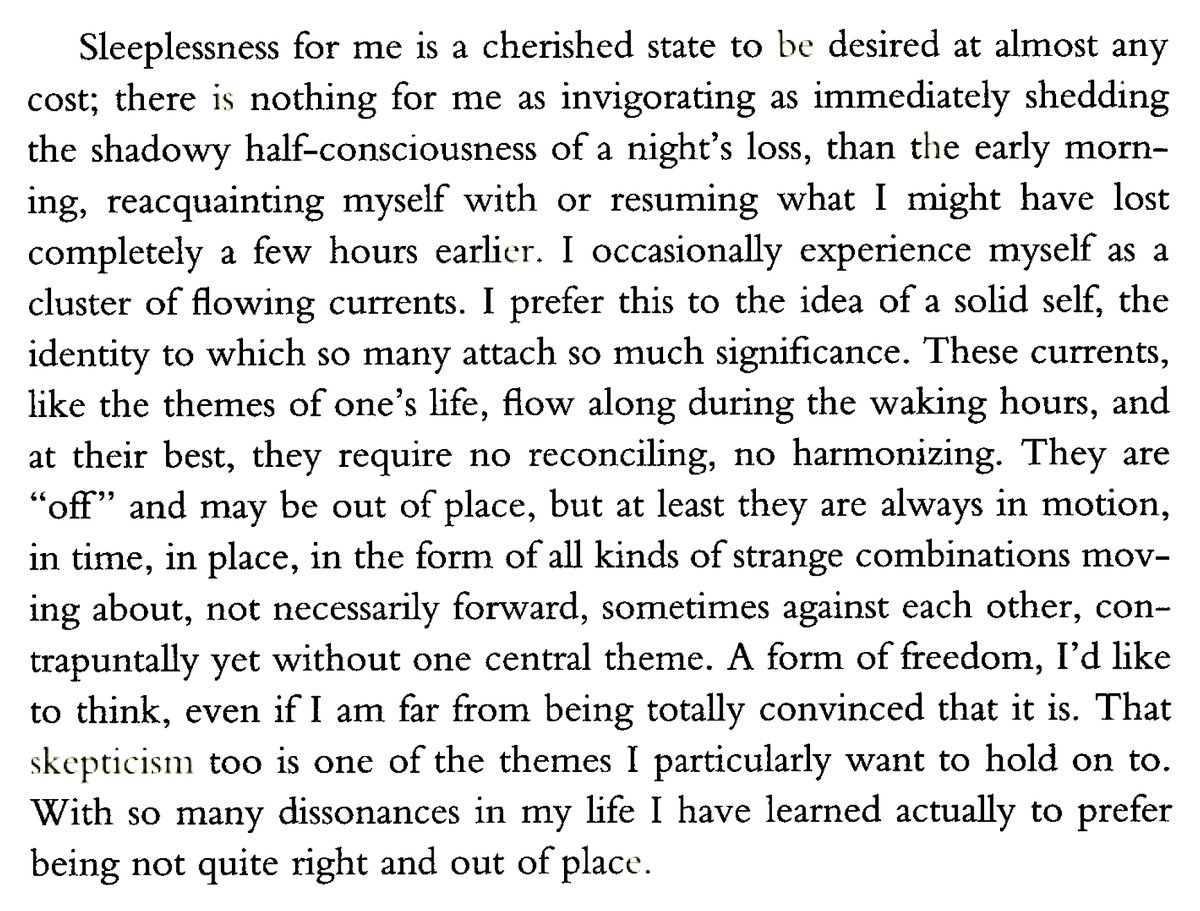 the final paragraph of Edward Said's memoir, Out of Place: