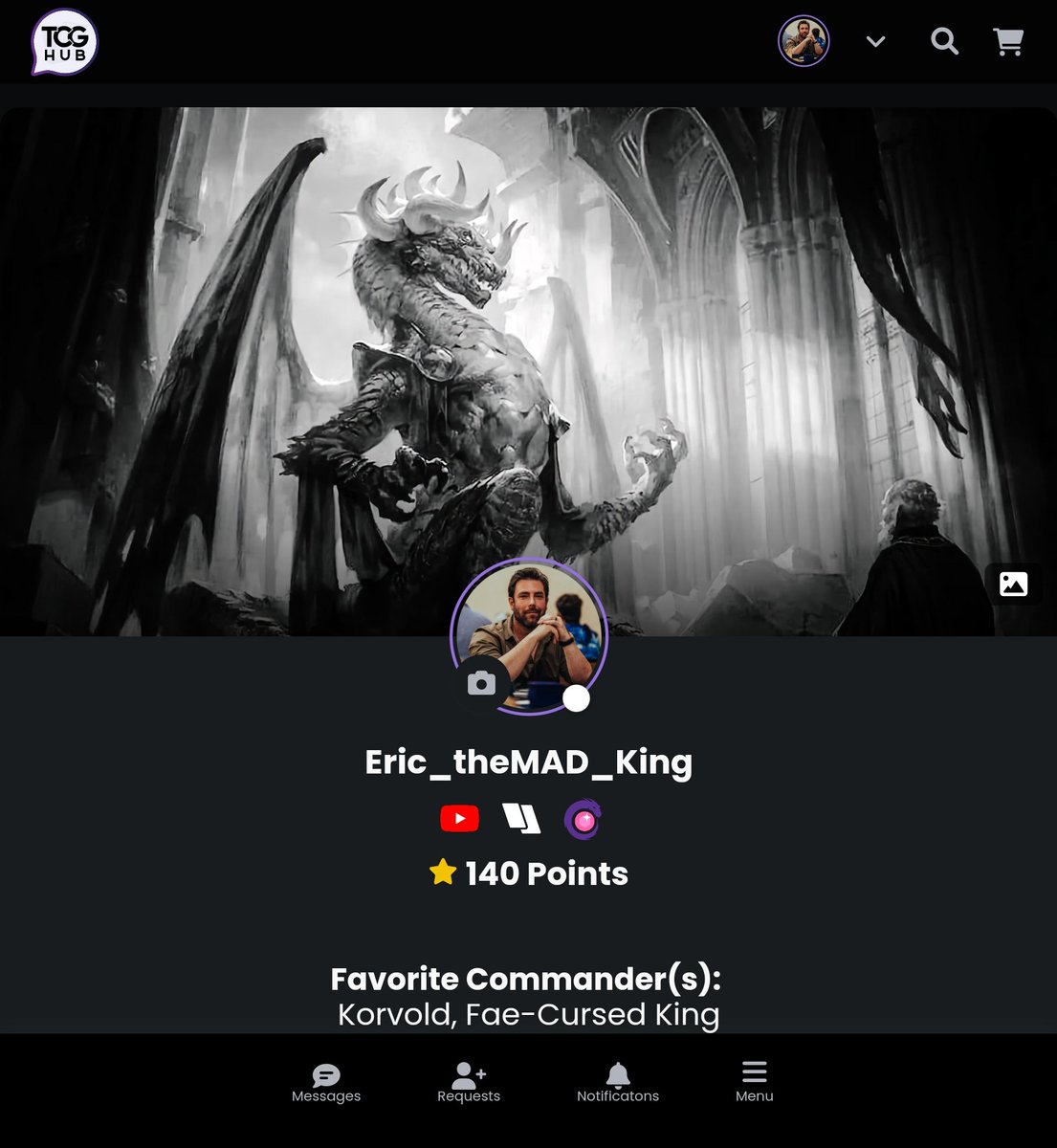 Made one of these thanks to <a href="/tcghubgg/">Fonzie (TCGHub.gg | cEDHhub.com)</a> 

tcghub.gg/profile/eric_t…