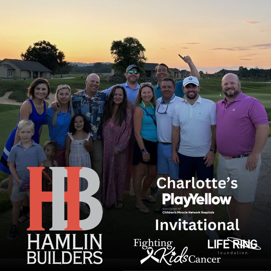 LifeRingSWVA's tweet image. A huge thank you to Hamlin Builders for their Precious Gold sponsorship support in this year’s Charlotte’s PlayYellow Invitational 🎗️
We are counting down the days until we get to see everyone back at Ballyhack supporting a great cause 🙌⛳️
#fightingkidscancerSWVA