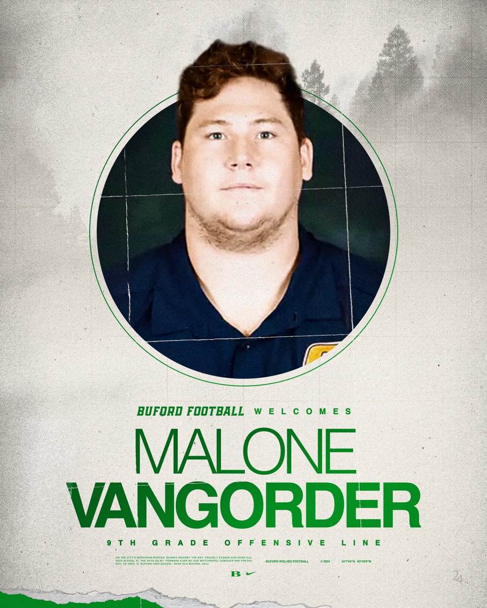 buford_football's tweet image. Welcome (back) to Gloryland, Malone! 💪