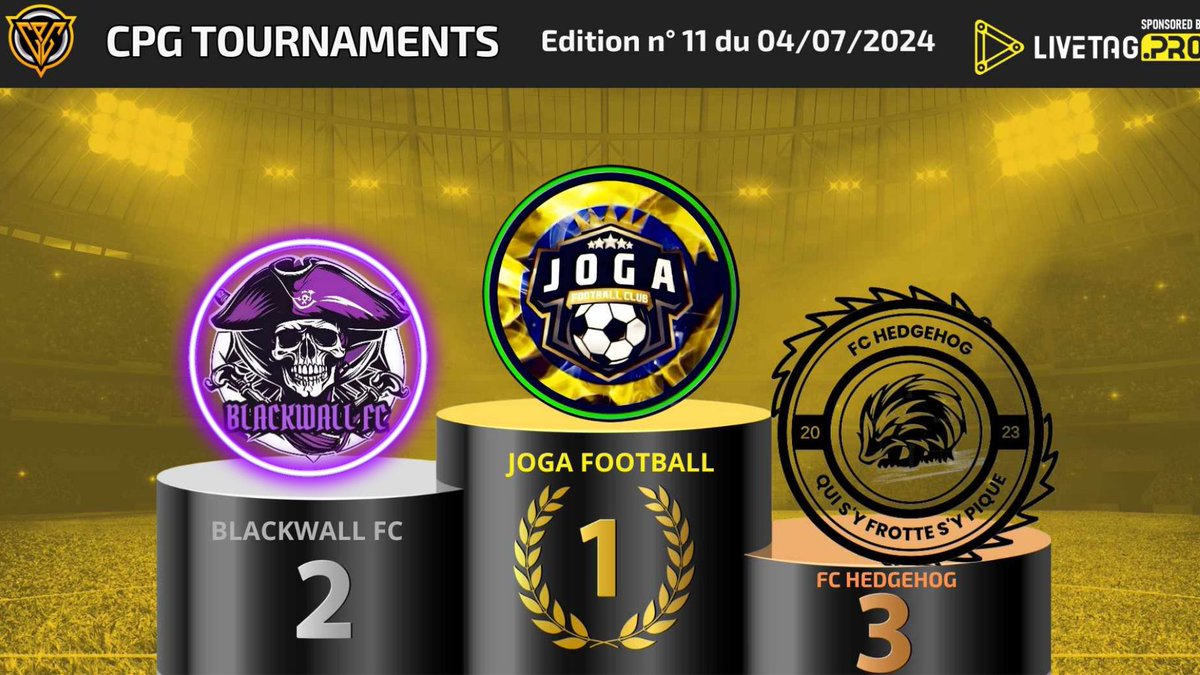 BlackWall FC (@blackwallfc) on Twitter photo ๐รฉ๐ฌ๐ฎ๐ฅ๐ญ๐๐ญ ๐๐ฎ ๐๐จ๐ฎ๐ซ๐ง๐จ๐ข ๐๐๐ ร๐๐ข๐ญ๐ข๐จ๐ง ๐ยฐ๐๐ ๐๐ฎ ๐๐/๐๐/๐๐๐๐ :
๐๐ง ๐ญ๐๐ซ๐ฆ๐ข๐ง๐ ๐รจ๐ฆ๐ ๐๐ฎ ๐ญ๐จ๐ฎ๐ซ๐ง๐จ๐ข โ
๐๐ข๐๐ง ๐ฃ๐จ๐ฎรฉ ร ๐ฅ'รฉ๐ช๐ฎ๐ข๐ฉ๐ ๐๐ญ ร ๐ง๐จ๐ฌ ๐๐๐ฏ๐๐ซ๐ฌ๐๐ข๐ซ๐๐ฌ ๐ฅ๐ค๐ผ
<a href="/CPG__eSports/">Competitive Pro Gaming</a> <a href="/xJogaFootball/">SK JogaFootball</a> ๐รฉ๐ฌ๐ฎ๐ฅ๐ญ๐๐ญ ๐๐ฎ ๐๐จ๐ฎ๐ซ๐ง๐จ๐ข ๐๐๐ ร๐๐ข๐ญ๐ข๐จ๐ง ๐ยฐ๐๐ ๐๐ฎ ๐๐/๐๐/๐๐๐๐ :
๐๐ง ๐ญ๐๐ซ๐ฆ๐ข๐ง๐ ๐รจ๐ฆ๐ ๐๐ฎ ๐ญ๐จ๐ฎ๐ซ๐ง๐จ๐ข โ
๐๐ข๐๐ง ๐ฃ๐จ๐ฎรฉ ร ๐ฅ'รฉ๐ช๐ฎ๐ข๐ฉ๐ ๐๐ญ ร ๐ง๐จ๐ฌ ๐๐๐ฏ๐๐ซ๐ฌ๐๐ข๐ซ๐๐ฌ ๐ฅ๐ค๐ผ
<a href="/CPG__eSports/">Competitive Pro Gaming</a> <a href="/xJogaFootball/">SK JogaFootball</a>