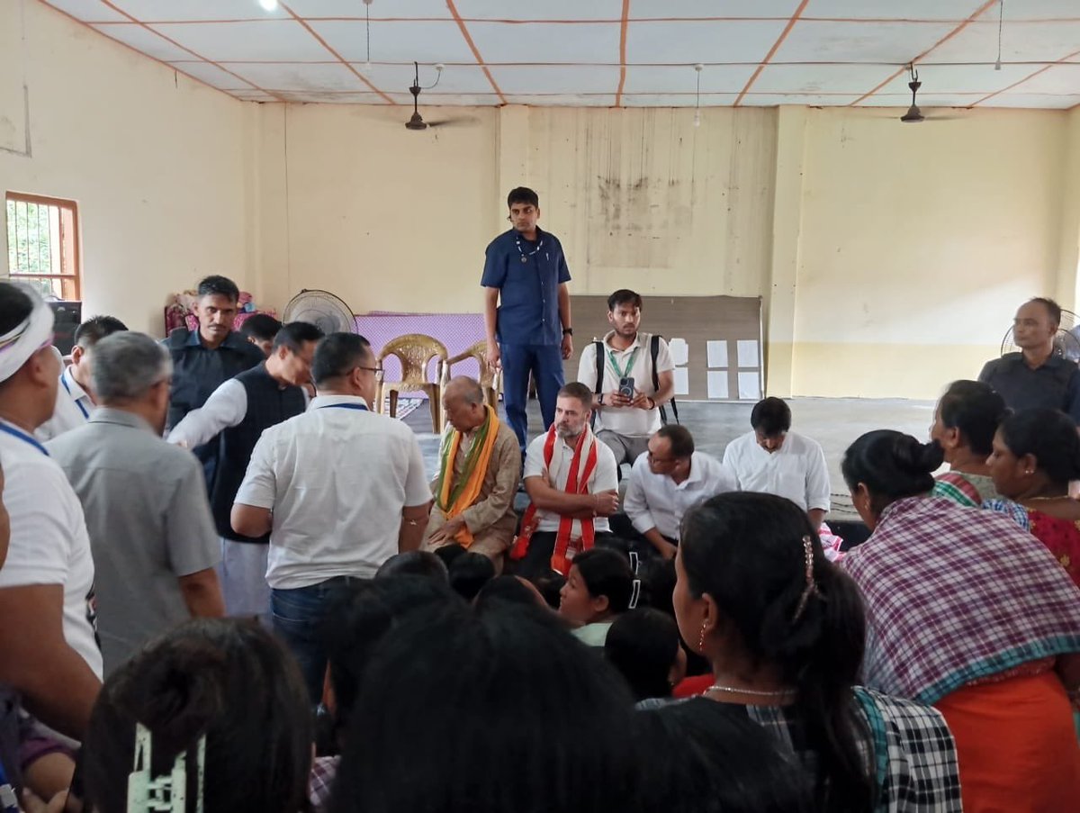 Kudos to  Sh <a href="/RahulGandhi/">Rahul Gandhi</a>, for his recent visit to Assam and Manipur after Hathras! His actions demonstrate a commitment to understanding ground realities &amp; connecting with those affected by crises. His presence in the Northeast sends a powerful message of solidarity and empathy.