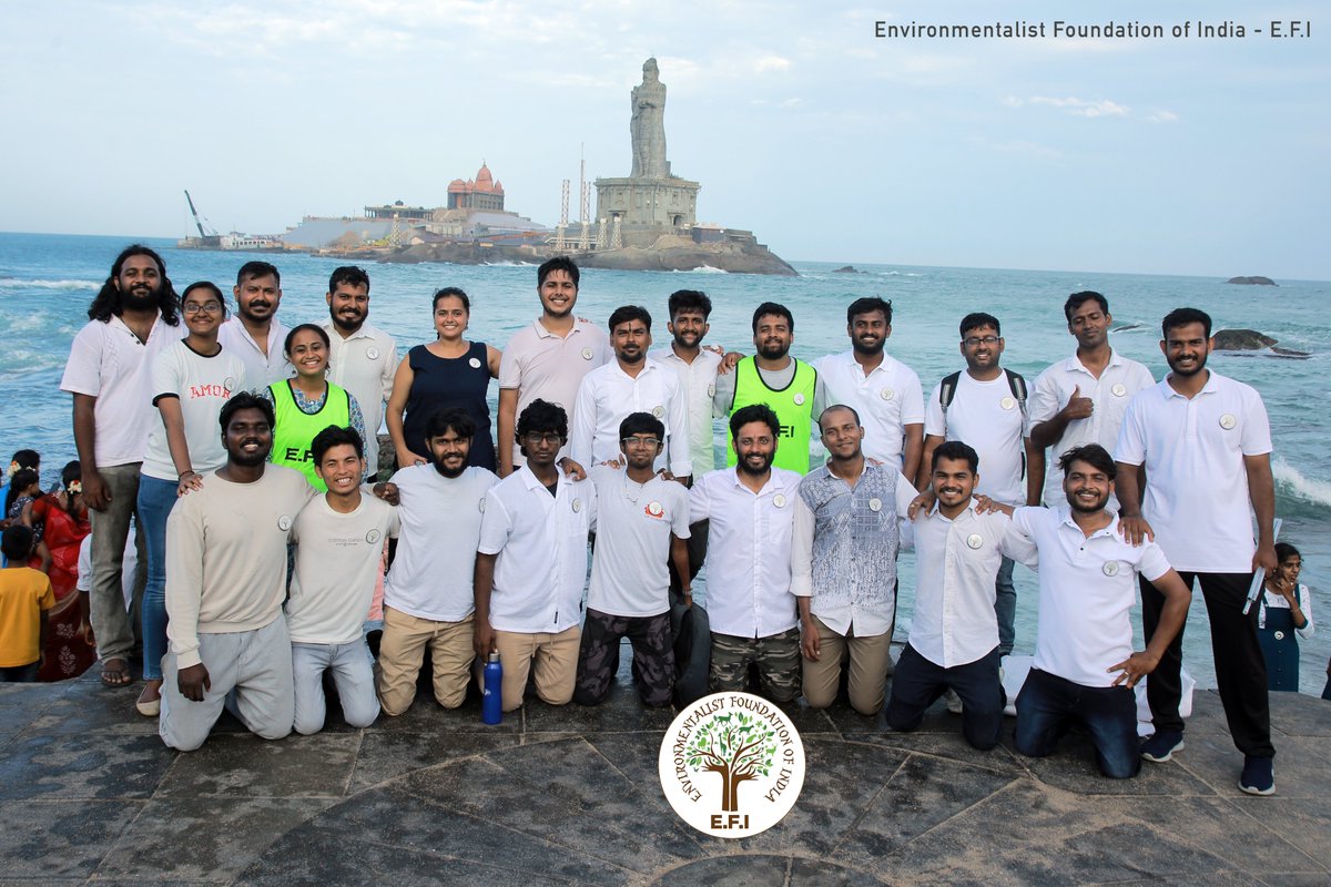 ArunEFI's tweet photo. 12 years later, we brought back our Street Play to #CapeComorin. Sunday at d Kanyakumari beach was time 4 an EFI performance. A vibrant audience tat stood by us throughout d performance gives us the motivation to return sooner than later.
#Environmentainment frm @EFIVolunteer https://t.co/ThPbgNswtS