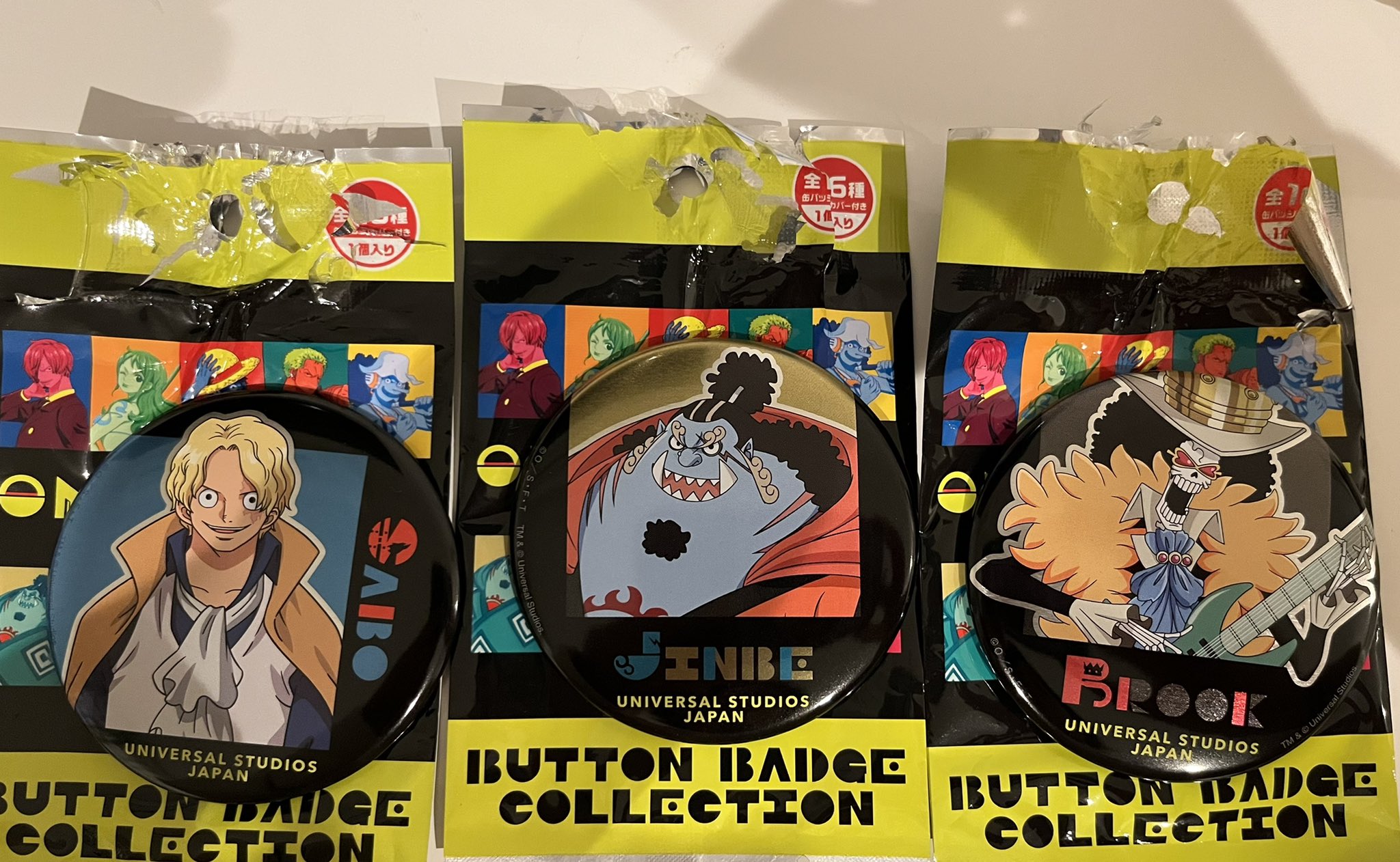 ワンピース ユニバ 良く 缶バッチ USJ サボ