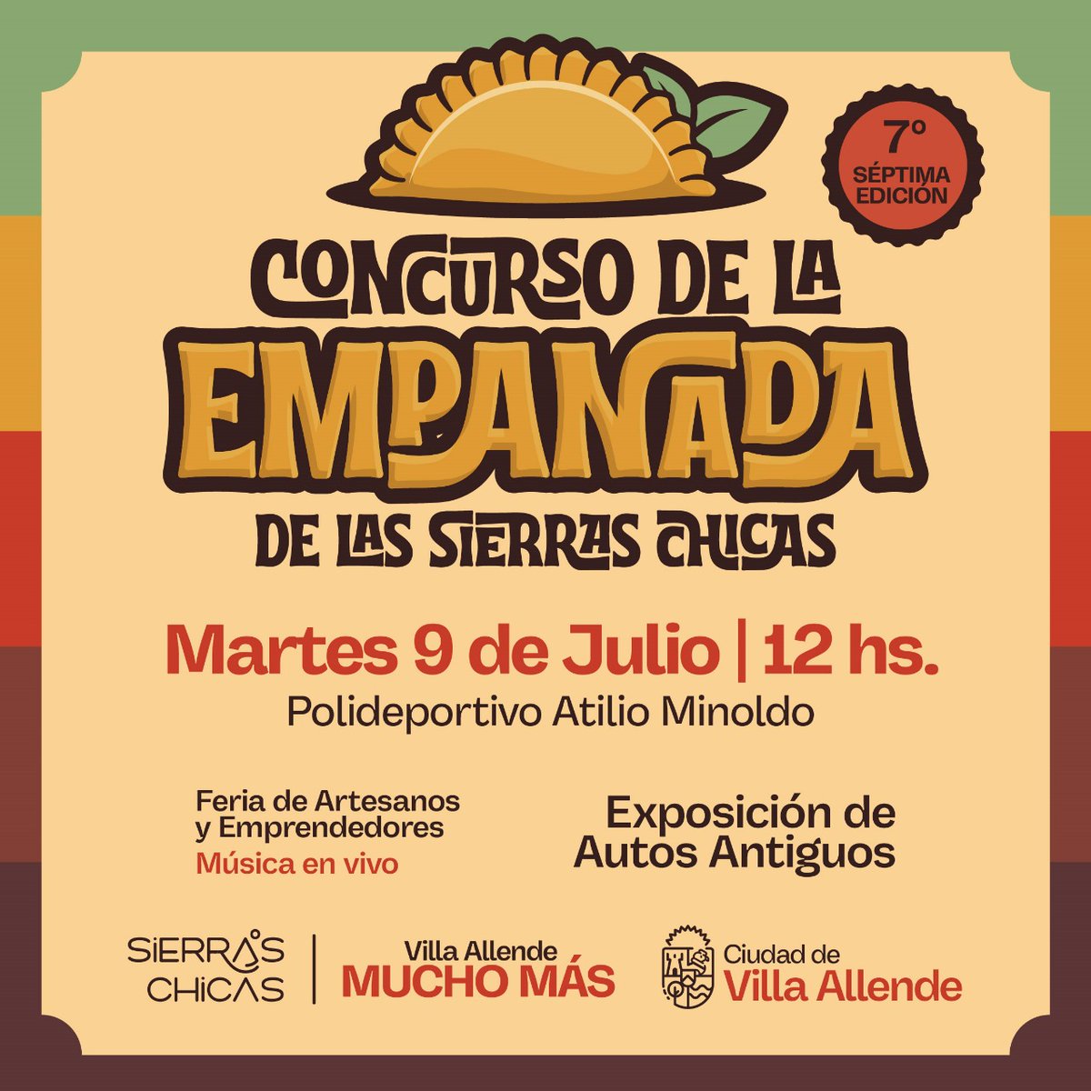 ¿Criollas, cordobesas, dulces, salteñas o jujegñas? ¿¡Para vos cuáles son las mejores empanadas!? 🥟🤤

¡Mañana festejamos un 9 de Julio 🇦🇷 a pura empanadas en el Poli de Villa Allende! 

¡Habrá música y muchas actividades más!

#VillaAllende
#9deJulio 

instagram.com/p/C9Kj09KR2_D/…