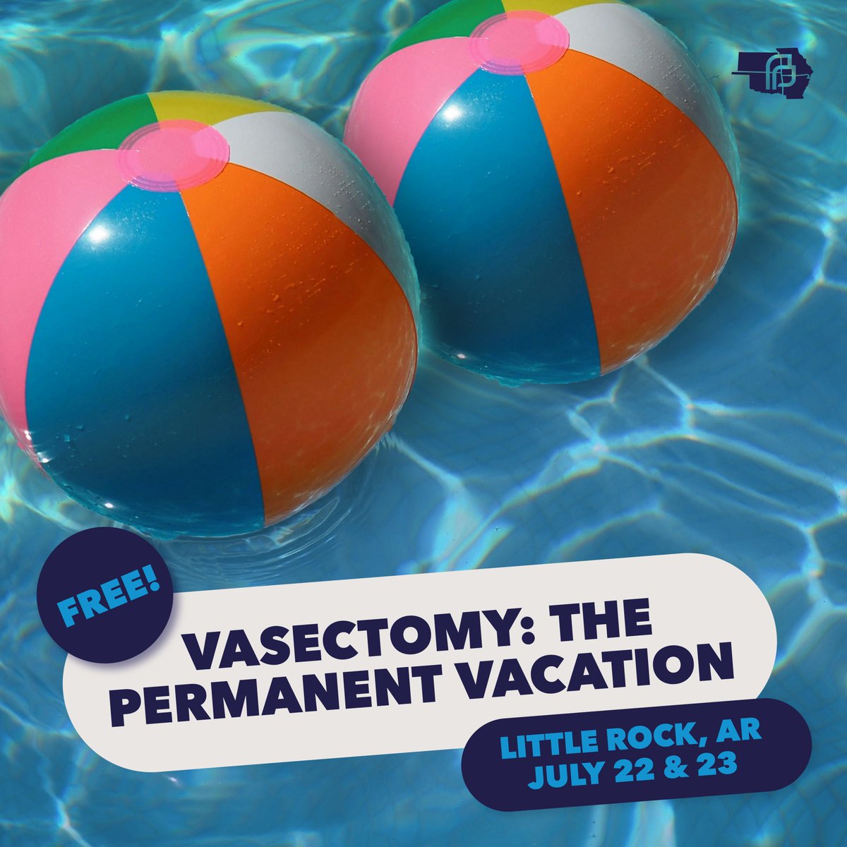 Ready to make a splash? Join us for our FREE vasectomy clinic in Little Rock from July 22 to 23. No more juggling those beach balls – we’ve got you covered! Spots fill up fast, so call today to secure your spot! bit.ly/PPGPLittleRock