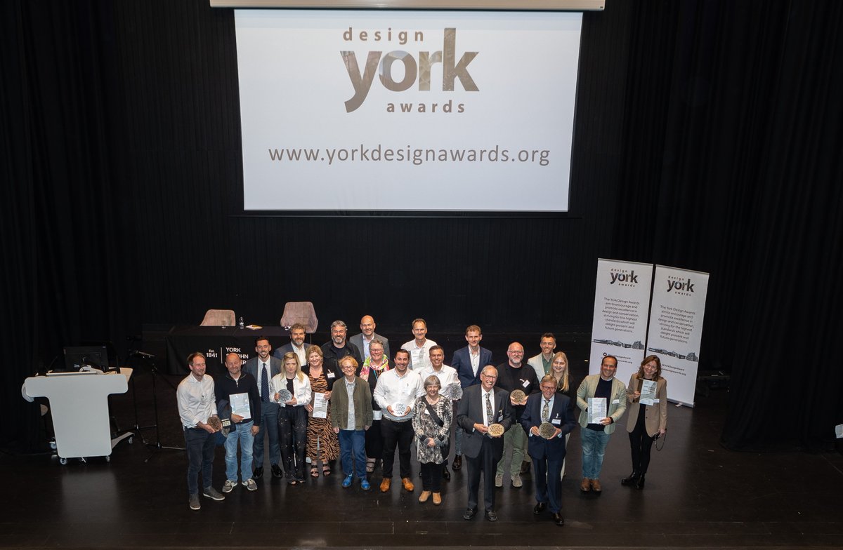 Congratulations to all the fantastic winners of the York Design Awards 2024! 
 
We had an amazing evening celebrating some of the city's best architecture and the talented designers involved.
Thank you to everyone who attended and made it such an enjoyable and successful evening!