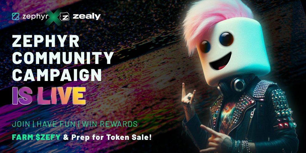 Zephyr_Platform's tweet photo. 🔥 Unlock $150K &amp; #NFTs: @Zephyr_Platform's Campaign Is Live!

- $100K in $ZEFY Tokens! 💵
- $50K $USDT Airdrop! 🤑
- #TokenSale Sale Spots! 💰
- VIP #NFTs! 
- Mystery Boxes &amp; more!

Join &amp; start farming - https://t.co/tqUaGeYI1S #Zephyr #ZephyrCommunityCampaign #NFT #Airdrop https://t.co/dAivw49jdB
