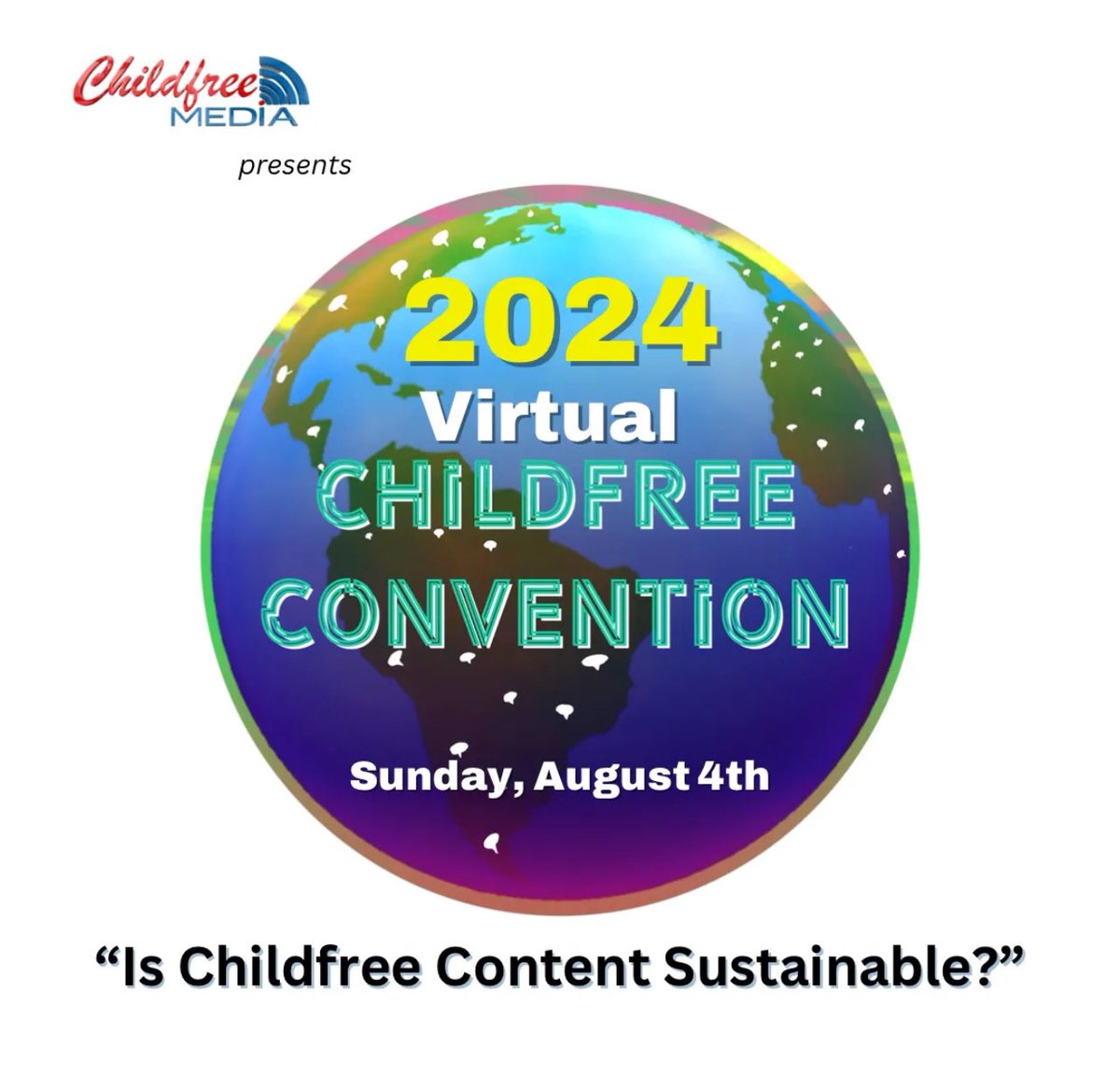 Hey there! This year’s virtual Childfree Convention is centred around one theme: Is Childfree Content Sustainable?

Join us for an in-depth look at the current state of the online Childfree community and its impact. 

Is it making an impact?

childfree.substack.com/p/the-2024-vir…