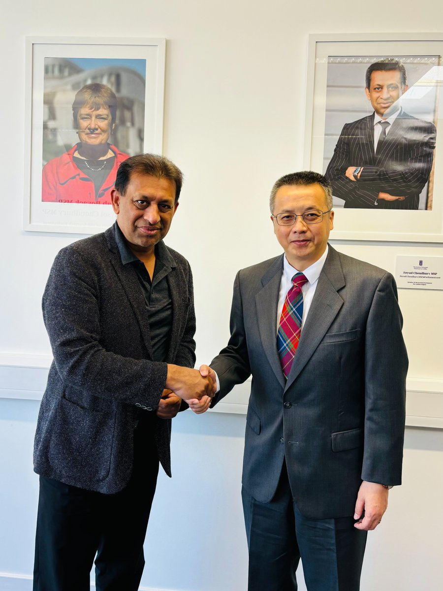 FoysolChoudhury's tweet image. A helpful and fruitful discussion with Consul General Zhang, the Chinese Consulate General in Edinburgh.

Looking forward to continuing building relationships into the future.