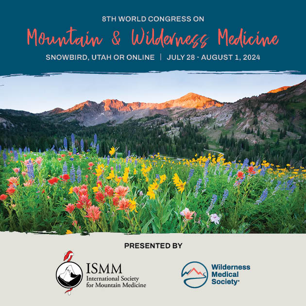 Don't miss Hermann Brugger's keynote lecture at the 8th World Congress on Mountain and Wilderness Medicine. Join us virtually or in person on Monday 29 July at 8:00 am (US Mountain Time): wms.org/WMS/Attend/Con…