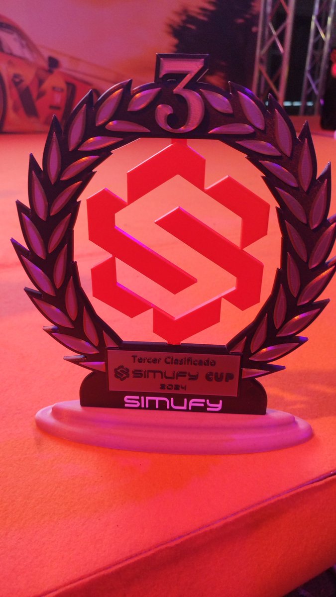 P3 en el Torneo Fast Five de <a href="/simufy/">Simufy</a> en <a href="/iRacing/">iRacing</a> (+100€) 👏🏻🧡🤍

Ha sido un fin de semana espectacular, lo mejor de todo ha sido conocer en persona a mucha gente de la comunidad y me habéis caído genial de verdad 🩵

Gracias a <a href="/VRacingAcademy/">Virtual Racing Academy</a> por organizar la locura de stand que