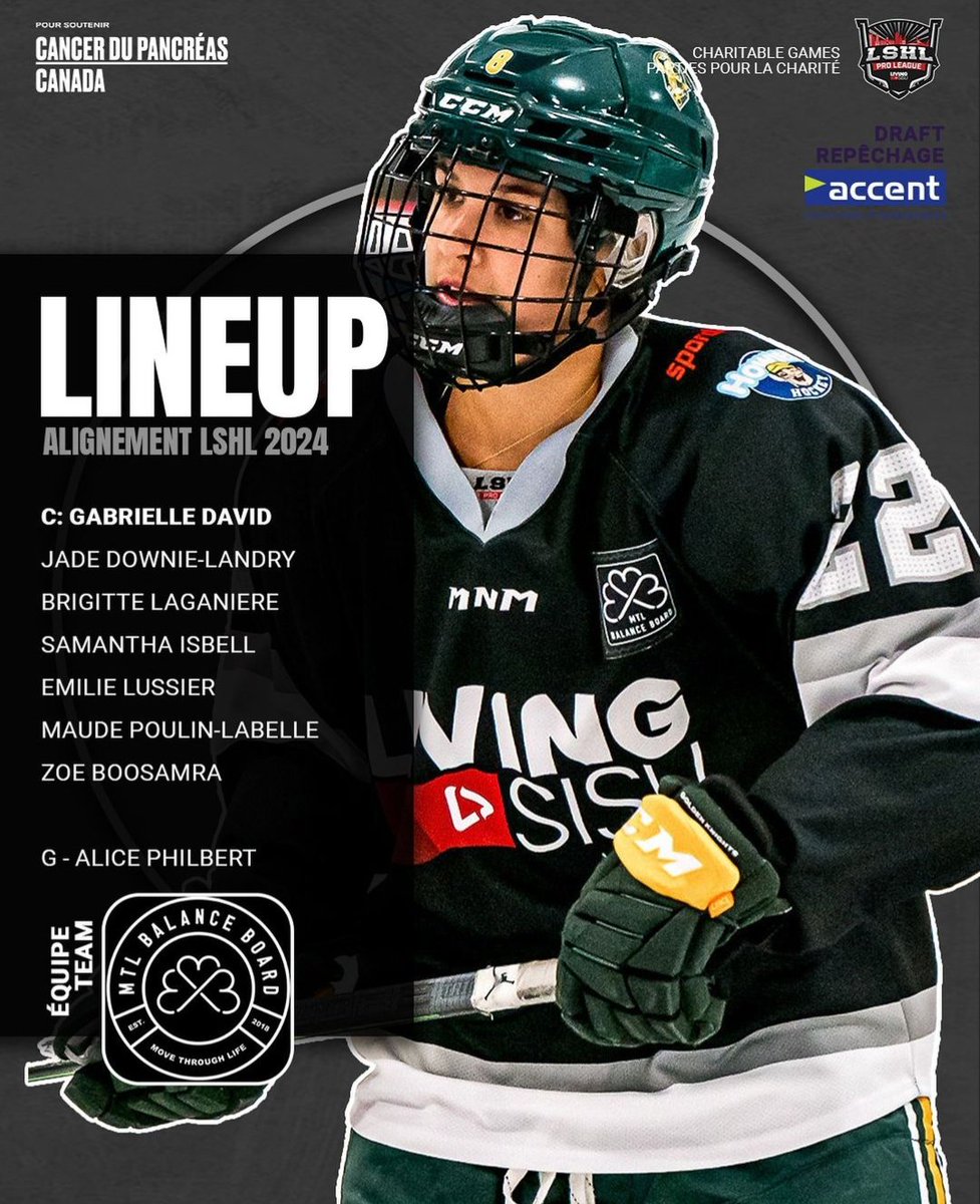 Plus de 20 de nos athlètes seront de la <a href="/theLSHL/">LSHL</a> cet été, qui commence ce soir!

En plus d'assister à des matchs relevés, vous soutenez la recherche sur le cancer du pancréas 💜

Plus d'informations 👉 instagram.com/thelshl?igsh=M…