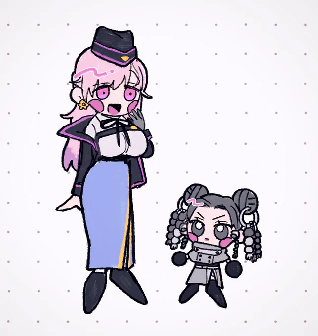 この2人のサイズ感早く浴びたい 