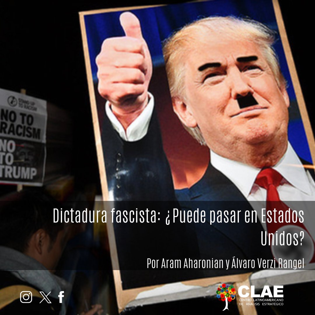 Desde el fin de la guerra, con el macartismo, el fascismo en Estados Unidos 🇺🇸 empezó a desarrollarse y a crecer. 

🔴 Trump encarna hoy esta figura "monstruosa" del nuevo líder fascista de Estados Unidos.

Te invitamos a leer el siguiente análisis
👇 
bit.ly/3xKPkzl