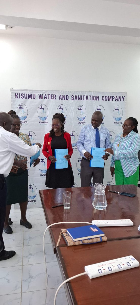 saniwisetech's tweet photo. Today we signed an MOU between Saniwise Technologies and @KIWASCO  to streamline our engagements and facilitate a partnership https://t.co/bAsXetpFbk