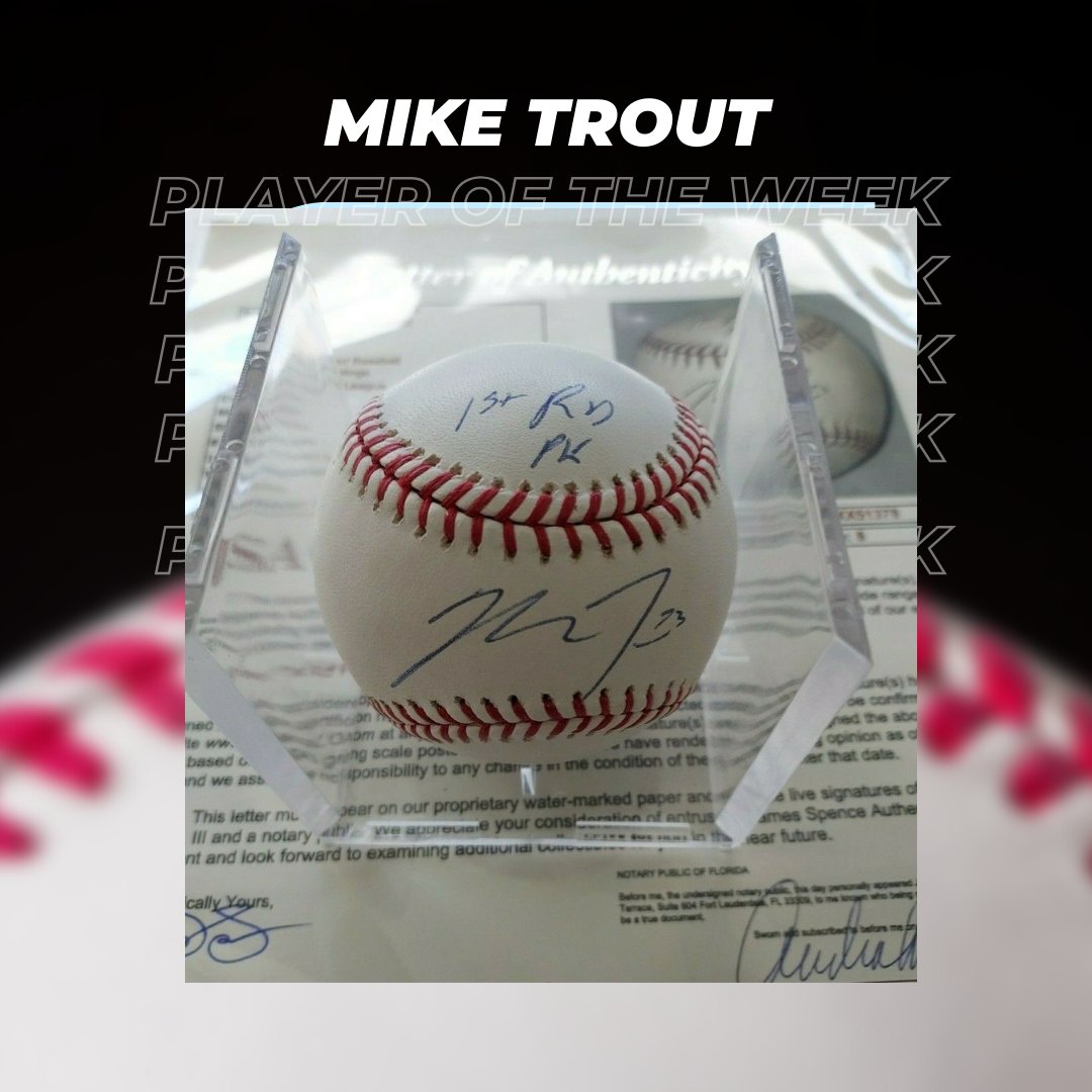 kjbneff's tweet image. Mike Trout 2009 Angels 1st Round Pk Signed Baseball Inscribed 1st RD Pk JSA LOA
must-have for any Angels fan! 🔥🔥
 #miketrout #signedbaseball #Angelsbaseball #sportscollector #whodoucollect #ebayseller  #714Authentics #TradingCards #ebay #BaseballFans #sendoffer
LINK IN BIO