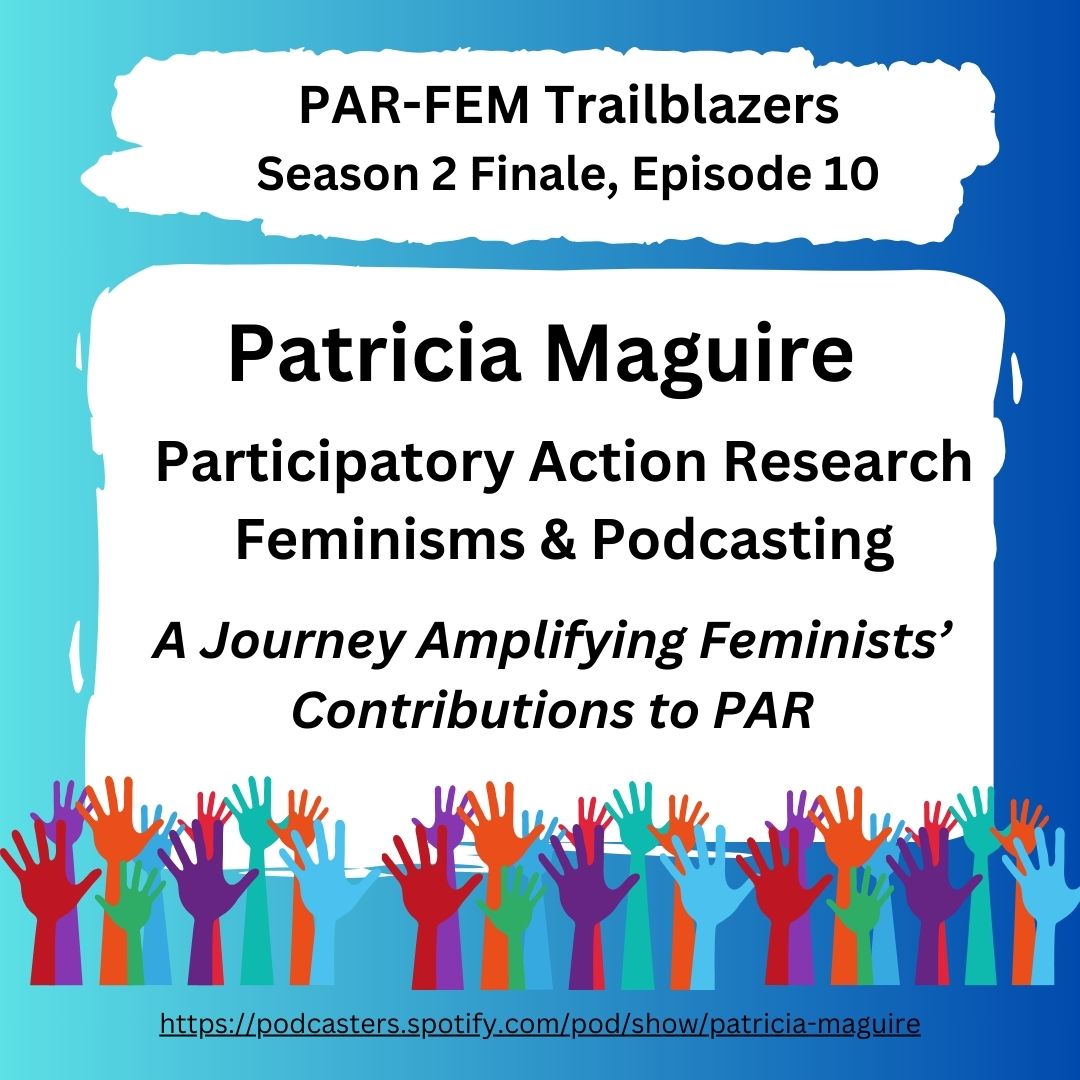 Patricia Maguire (@patmag7) on Twitter photo 🎧Thrilled to talk w/ <a href="/par_fem/">PAR FEM Trailblazers</a> team Shikha Diwakar & Vanessa Gold Season 2 Finale! Listen in. <a href="/Maggie_McNeill/">Maggie McNeill</a> <a href="/ebdramirez/">Elise Denis-Ramirez</a> <a href="/trimita/">Trimita Chakma</a> <a href="/warda_rina/">Wardarina</a> <a href="/nanditapb/">Nandita</a> <a href="/BrisnaCaxaj/">Brisna</a> @kavnaidu <a href="/marygtroche/">@marygtroche.bsky.social</a> <a href="/SPF_Prac_Rsh/">SocialPublishersFoun</a> <a href="/naomijoygodden/">Naomi Godden</a> <a href="/GenderJustice/">Gender Justice</a> <a href="/miren_larrea/">Miren Larrea</a> <a href="/apwld/">APWLD</a> podcasters.spotify.com/pod/show/patri… 🎧Thrilled to talk w/ <a href="/par_fem/">PAR FEM Trailblazers</a> team Shikha Diwakar & Vanessa Gold Season 2 Finale! Listen in. <a href="/Maggie_McNeill/">Maggie McNeill</a> <a href="/ebdramirez/">Elise Denis-Ramirez</a> <a href="/trimita/">Trimita Chakma</a> <a href="/warda_rina/">Wardarina</a> <a href="/nanditapb/">Nandita</a> <a href="/BrisnaCaxaj/">Brisna</a> @kavnaidu <a href="/marygtroche/">@marygtroche.bsky.social</a> <a href="/SPF_Prac_Rsh/">SocialPublishersFoun</a> <a href="/naomijoygodden/">Naomi Godden</a> <a href="/GenderJustice/">Gender Justice</a> <a href="/miren_larrea/">Miren Larrea</a> <a href="/apwld/">APWLD</a> podcasters.spotify.com/pod/show/patri…