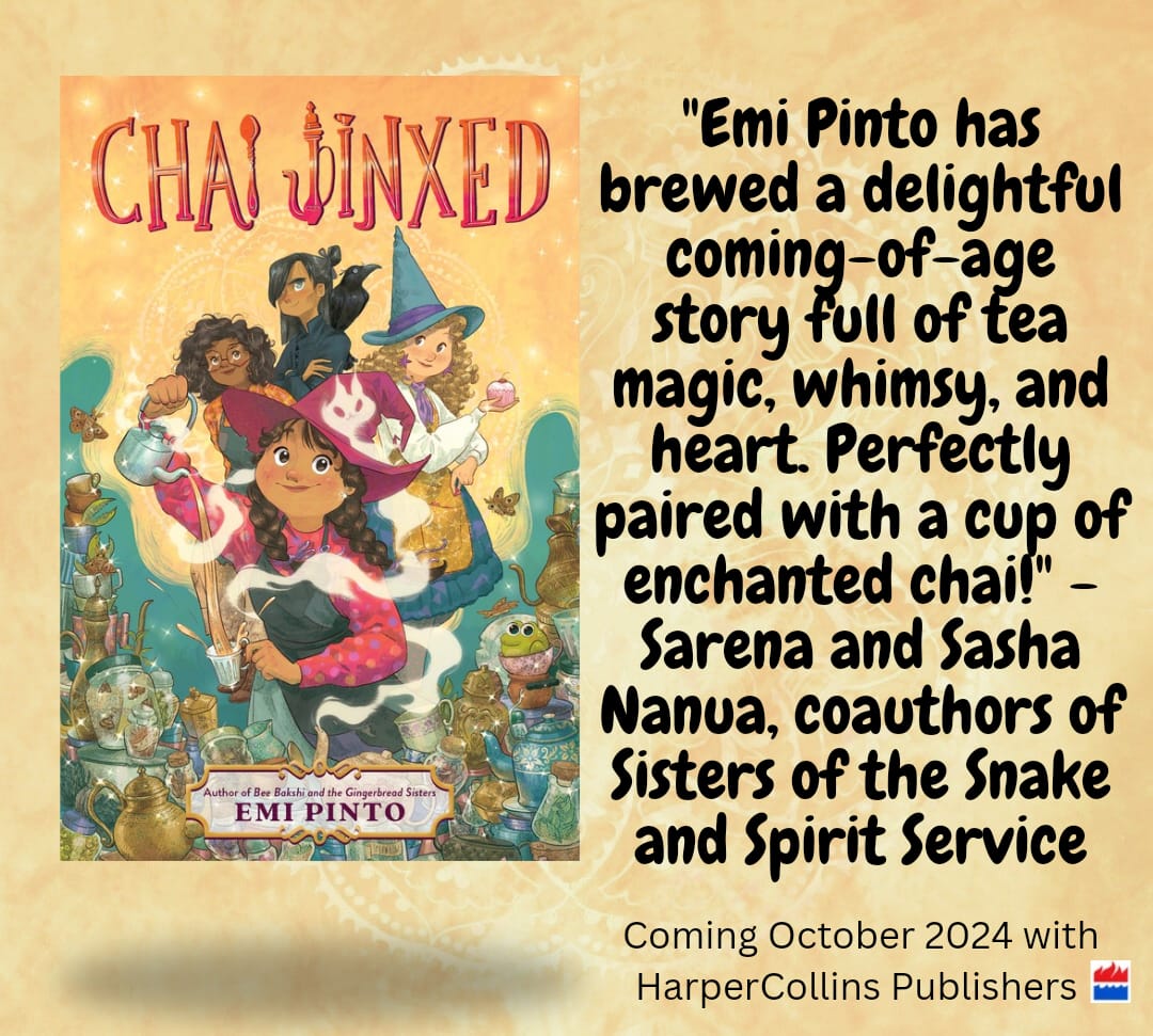 A beautiful blurb from the brilliant <a href="/sarenaandsasha/">Sarena & Sasha Nanua 👻</a> thank you thank you!!! (Psst check out their upcoming MG Spirit Service!)